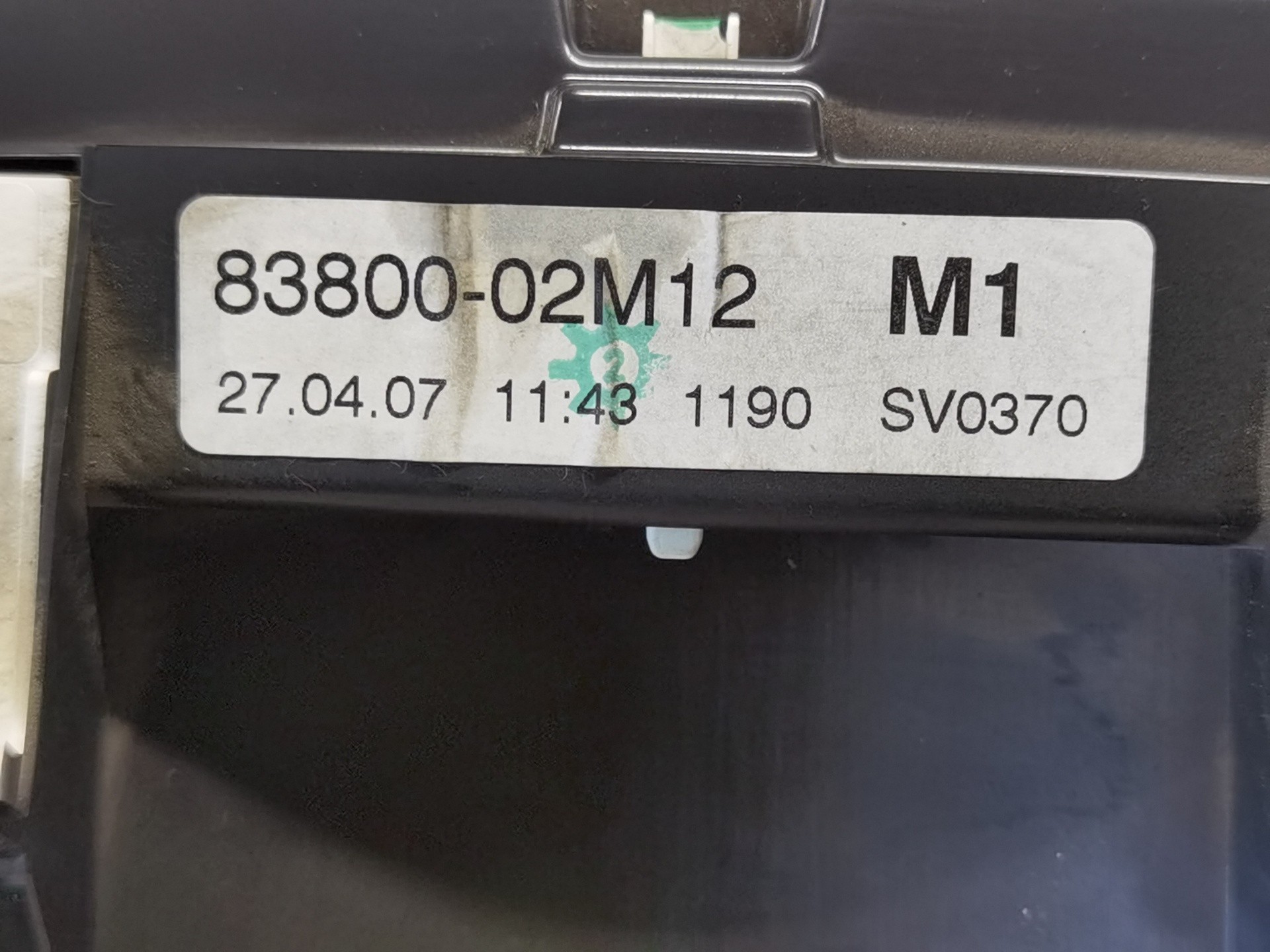 CUADRO INSTRUMENTOS TOYOTA AURIS 8380002M12 8380002M12 - Vista 3