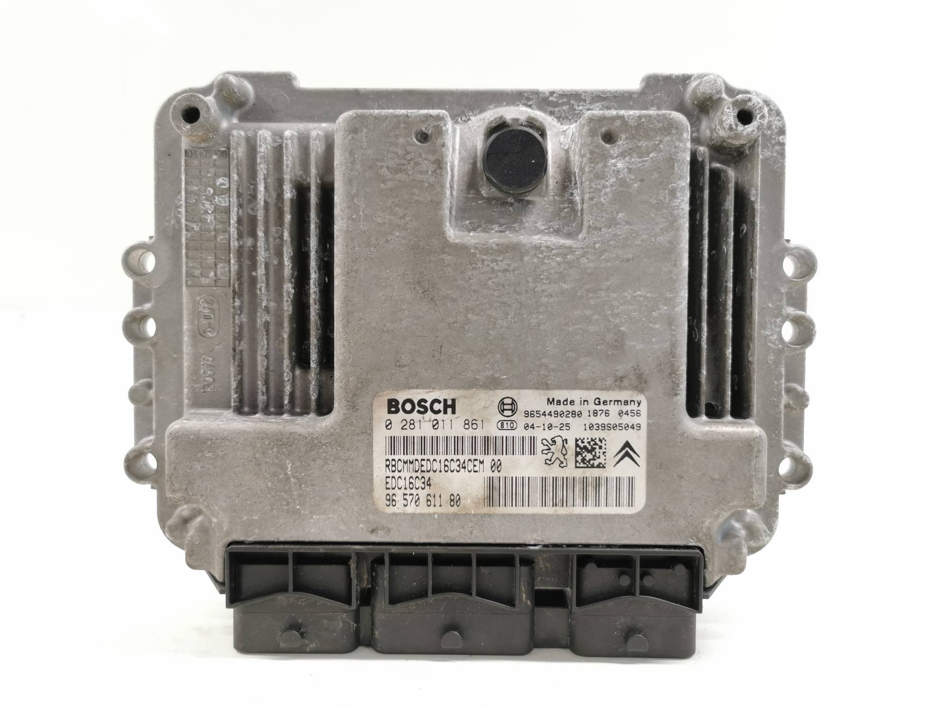 CENTRALITA MOTOR UCE CITROËN C3 9657061180 / RBCMMDEDC16C34CEM00 / 0281011861 9657061180RBCMMDEDC16C34CEM000281011861