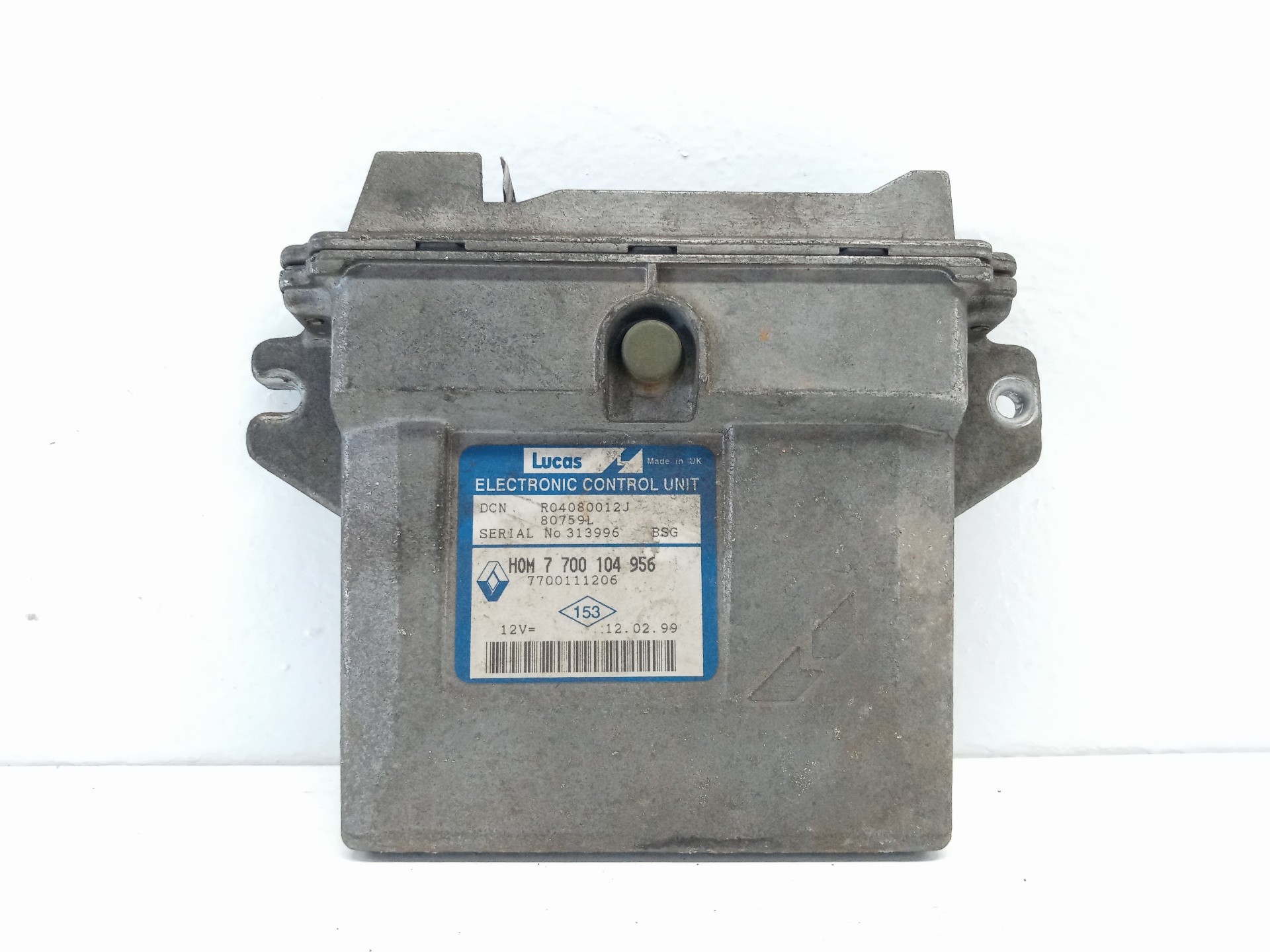CENTRALITA MOTOR UCE RENAULT KANGOO (F/KC0) H0M7700104956 / 7700111206 / R04080012J80759L H0M77001049567700111206R04080012J80759L