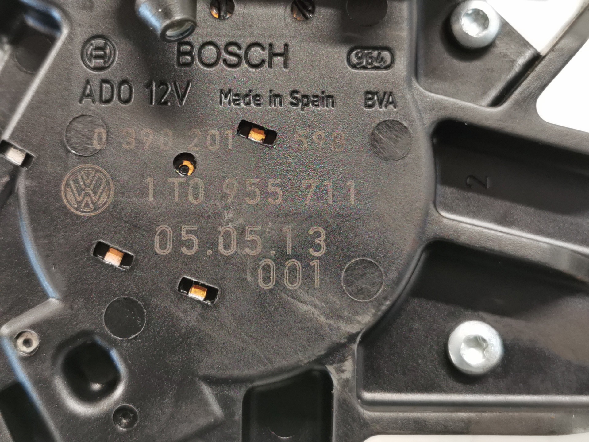 MOTOR LIMPIA TRASERO VOLKSWAGEN TOURAN (1T2) 1T0955711 1T0955711 - Vista 3