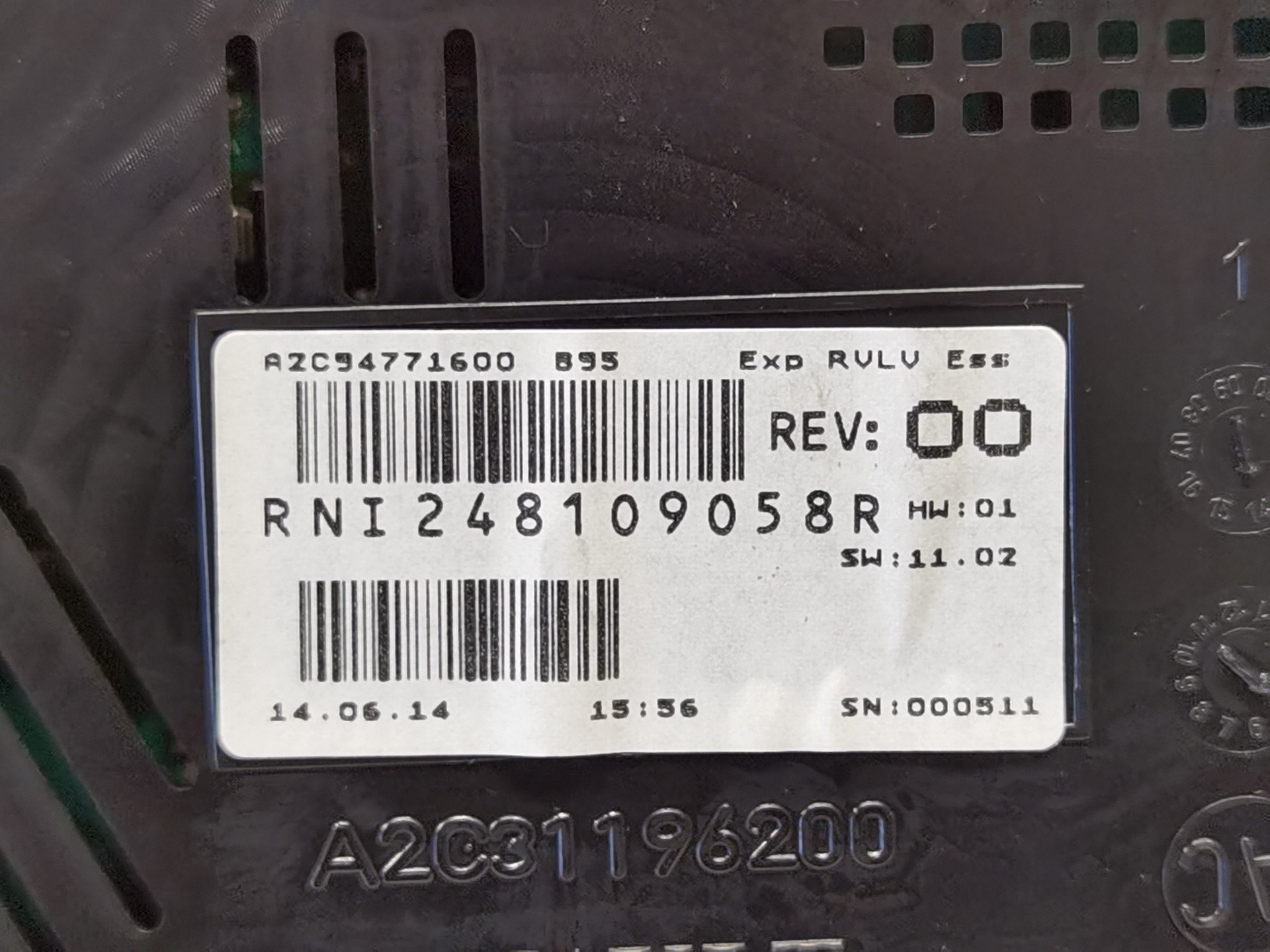CUADRO INSTRUMENTOS RENAULT MEGANE III BERLINA 5 P RNI248109058R RNI248109058R - Vista 3
