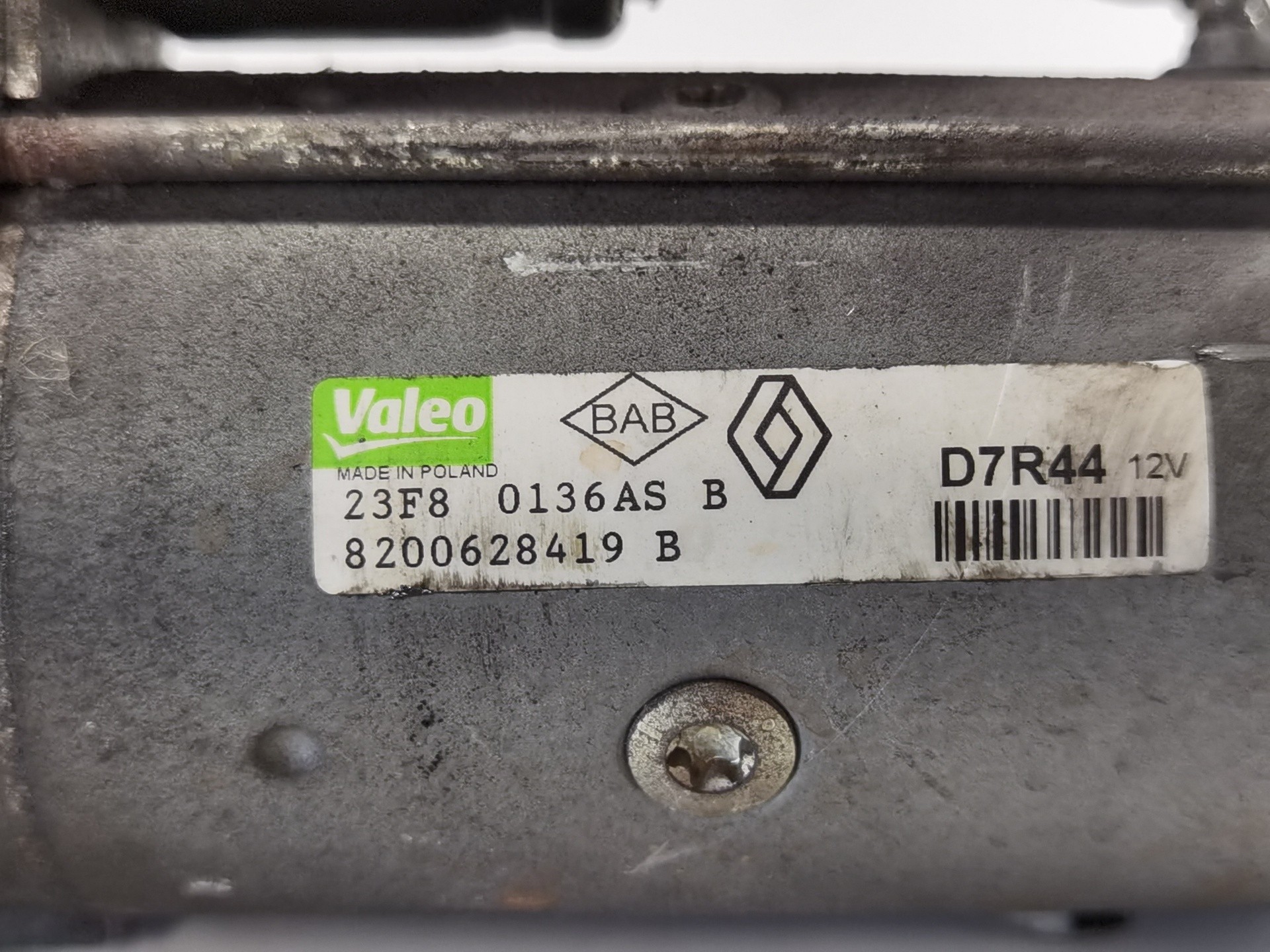 MOTOR ARRANQUE RENAULT MEGANE II COUPE/CABRIO D7R44 / 8200628419B D7R448200628419B - Vista 2