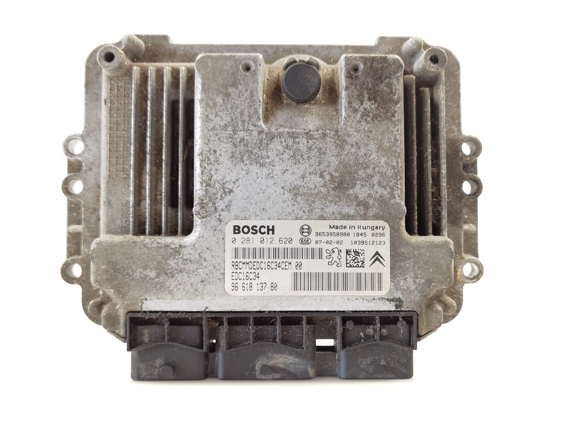 CENTRALITA MOTOR UCE PEUGEOT PARTNER (S2) 9661813780 / EDC16C34 / 0281012620 9661813780EDC16C340281012620 - Vista 2