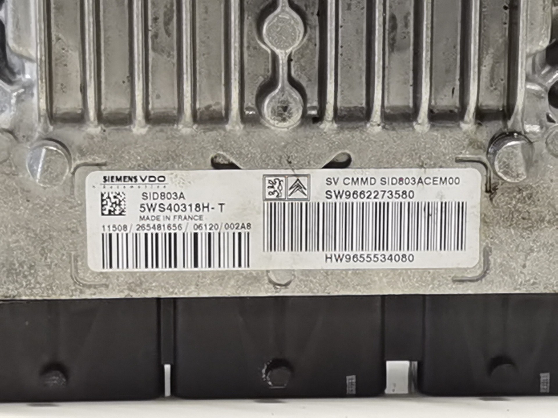 CENTRALITA MOTOR UCE CITROËN C5 BERLINA 9655534080 9655534080 - Vista 2