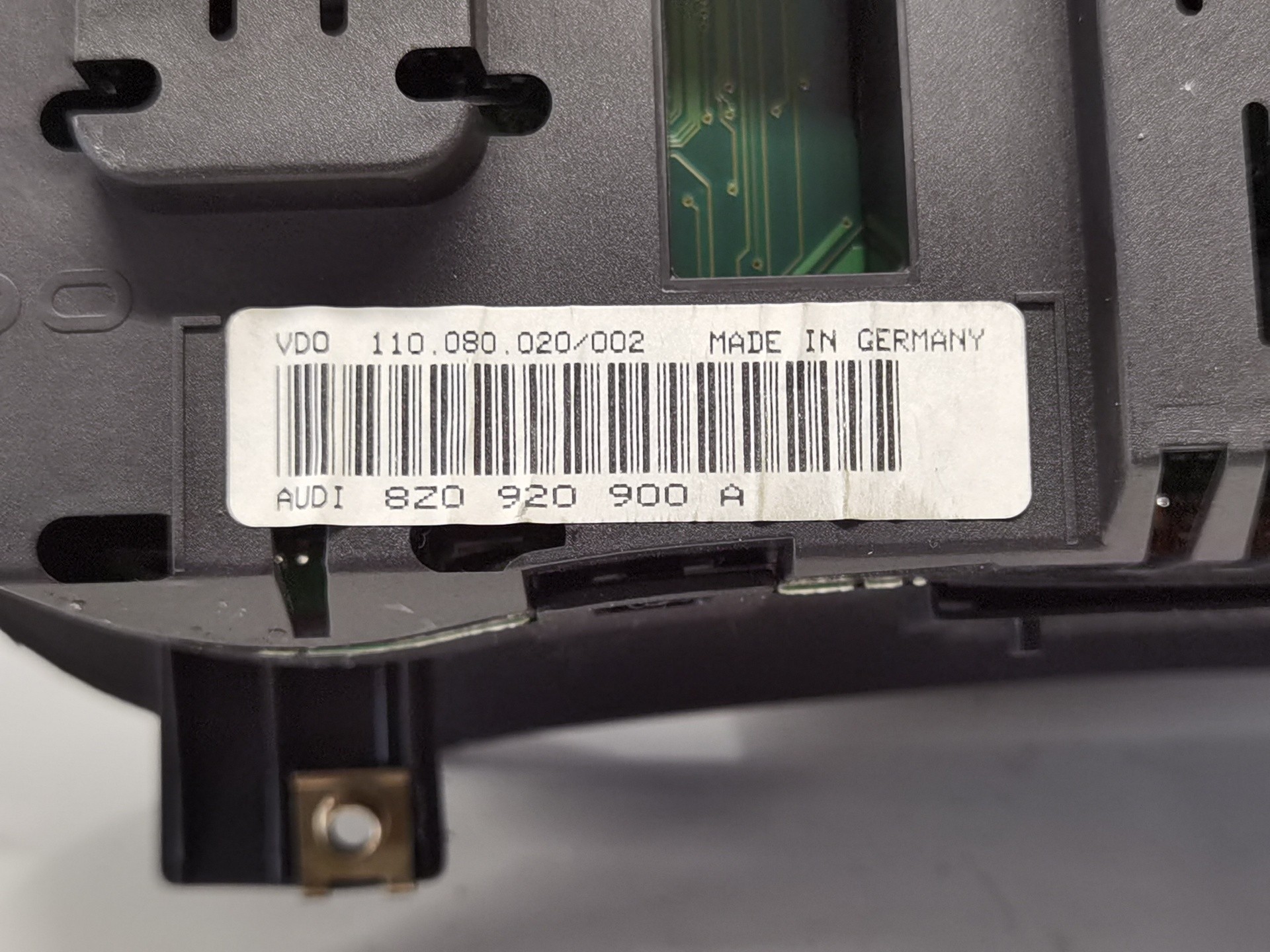 CUADRO INSTRUMENTOS AUDI A2 (8Z) 8Z0920900A 8Z0920900A - Vista 3