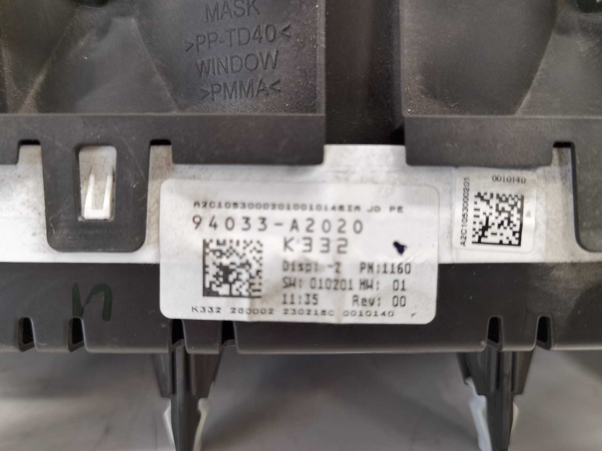 CUADRO INSTRUMENTOS KIA CEE´D 94033A2020 94033A2020 - Vista 3