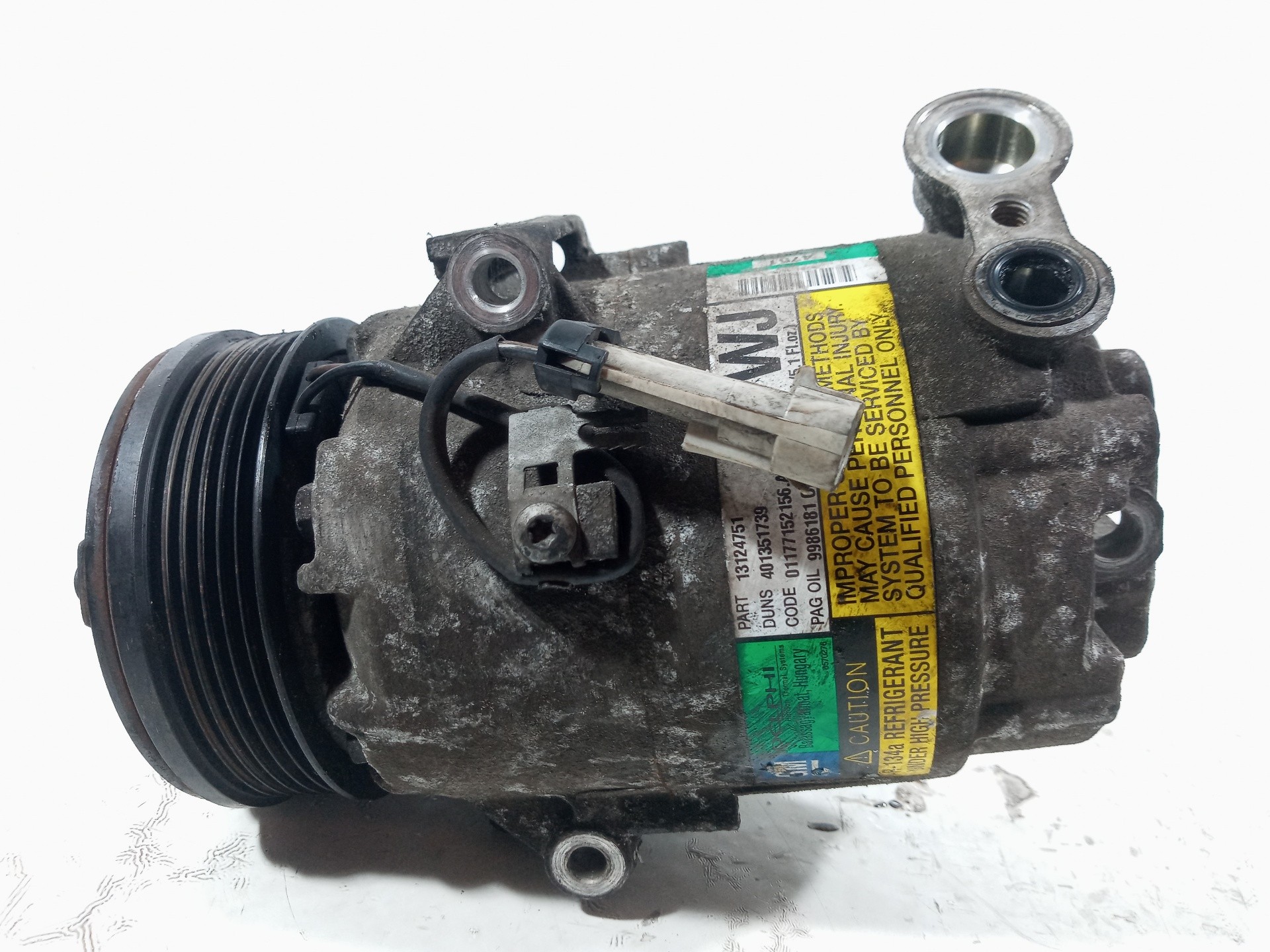 COMPRESOR AIRE ACONDICIONADO OPEL ASTRA H BERLINA 13124751 13124751 - Vista 2