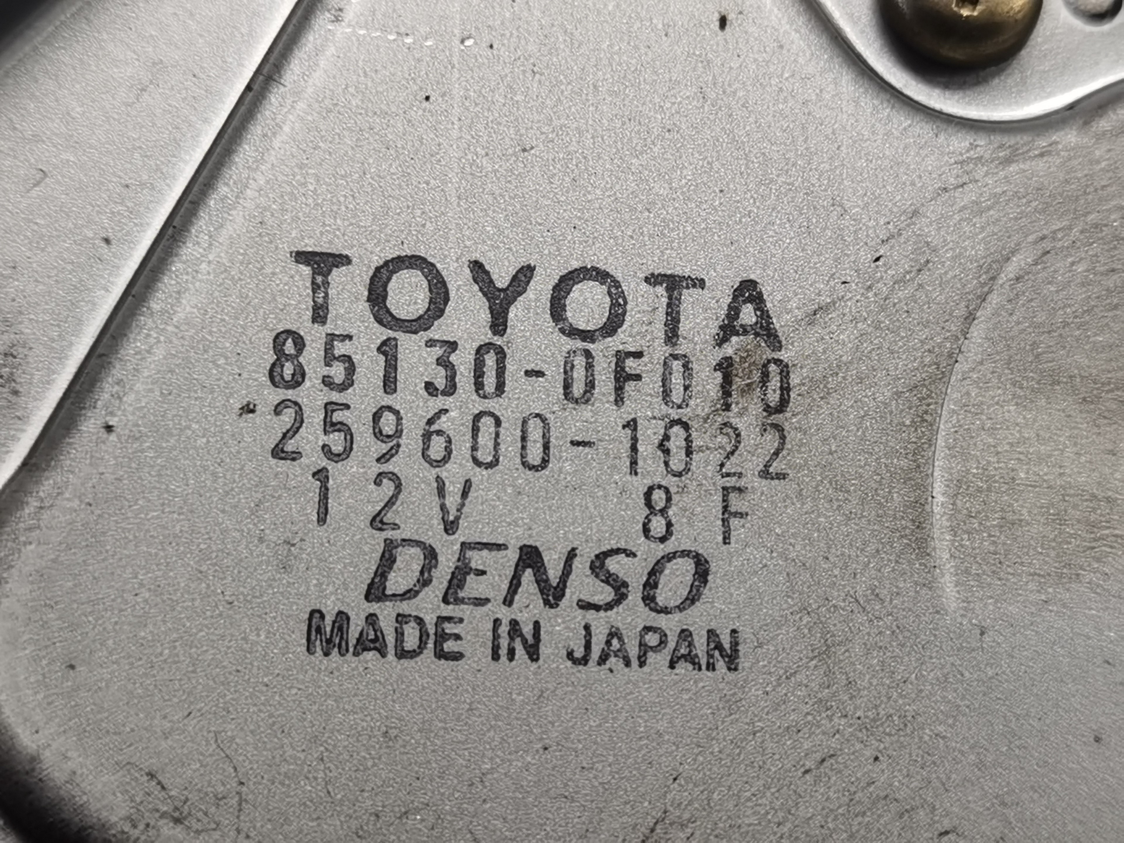 MOTOR LIMPIA TRASERO TOYOTA COROLLA VERSO (R1) 851300F010 851300F010 - Vista 3