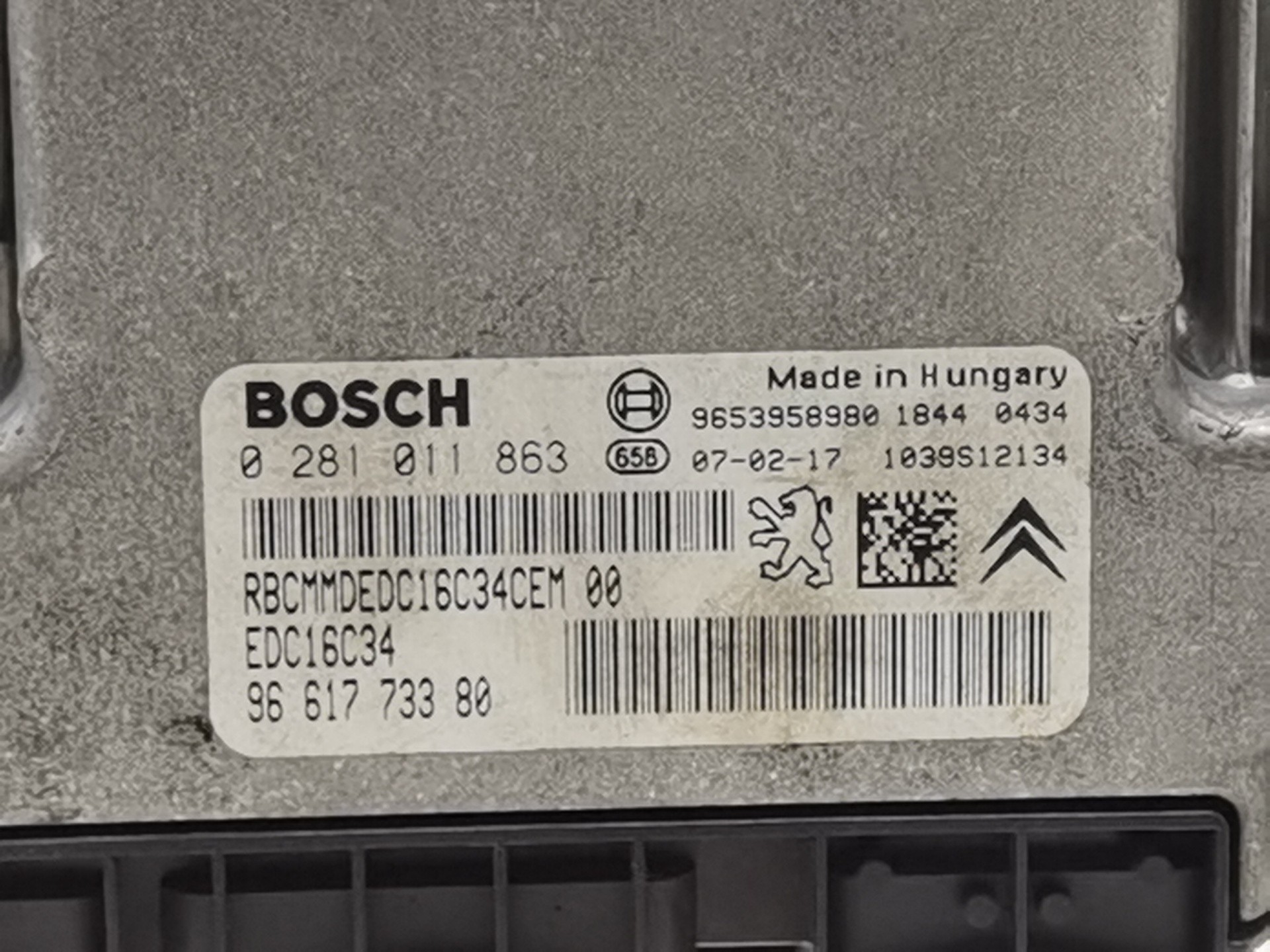 CENTRALITA MOTOR UCE PEUGEOT 307 BREAK/SW (S2) 9661773380 9661773380 - Vista 2
