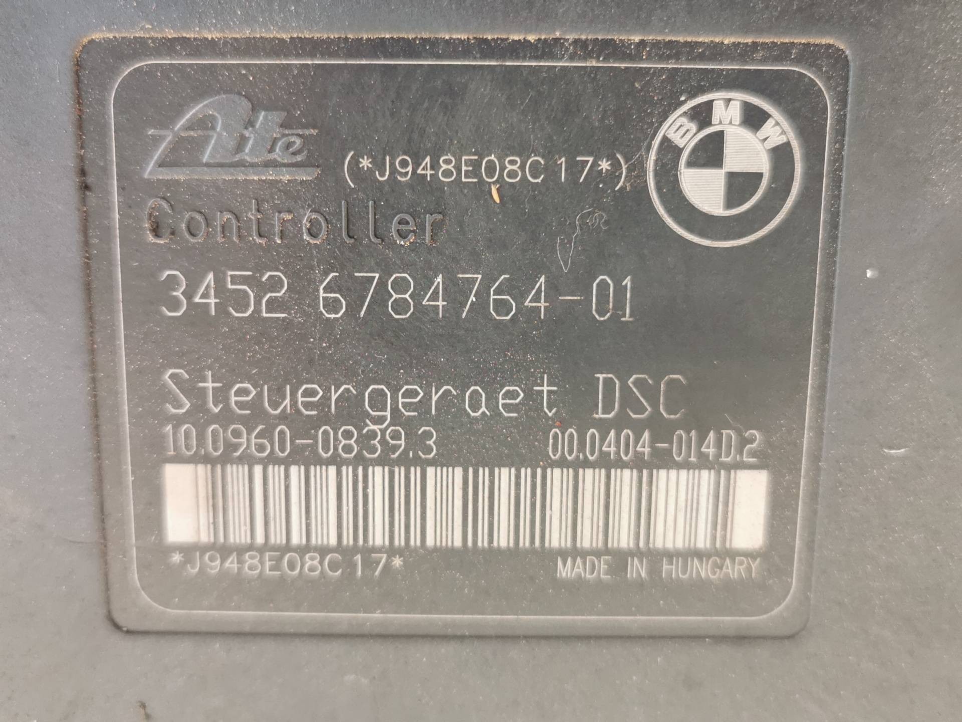 ABS BMW SERIE 3 BERLINA (E90) 34526784764 / 3451678476301 / 10096008393 34526784764345167847630110096008393 - Vista 3