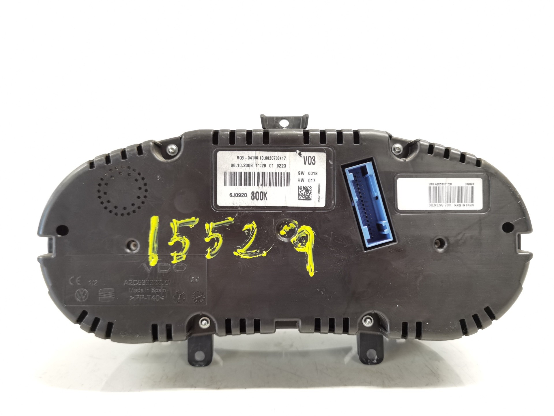 CUADRO INSTRUMENTOS SEAT IBIZA (6J5) 6J0920800K 6J0920800K - Vista 2