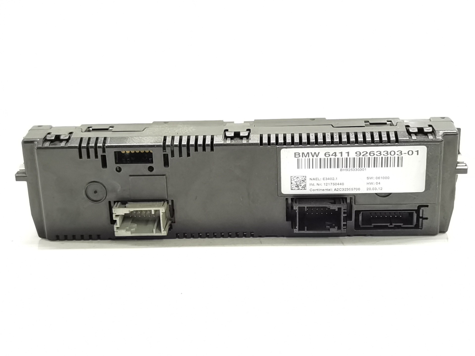 MANDO CALEFACCIÓN / AIRE ACONDICIONADO BMW X1 (E84) 6411926330301 6411926330301 - Vista 2