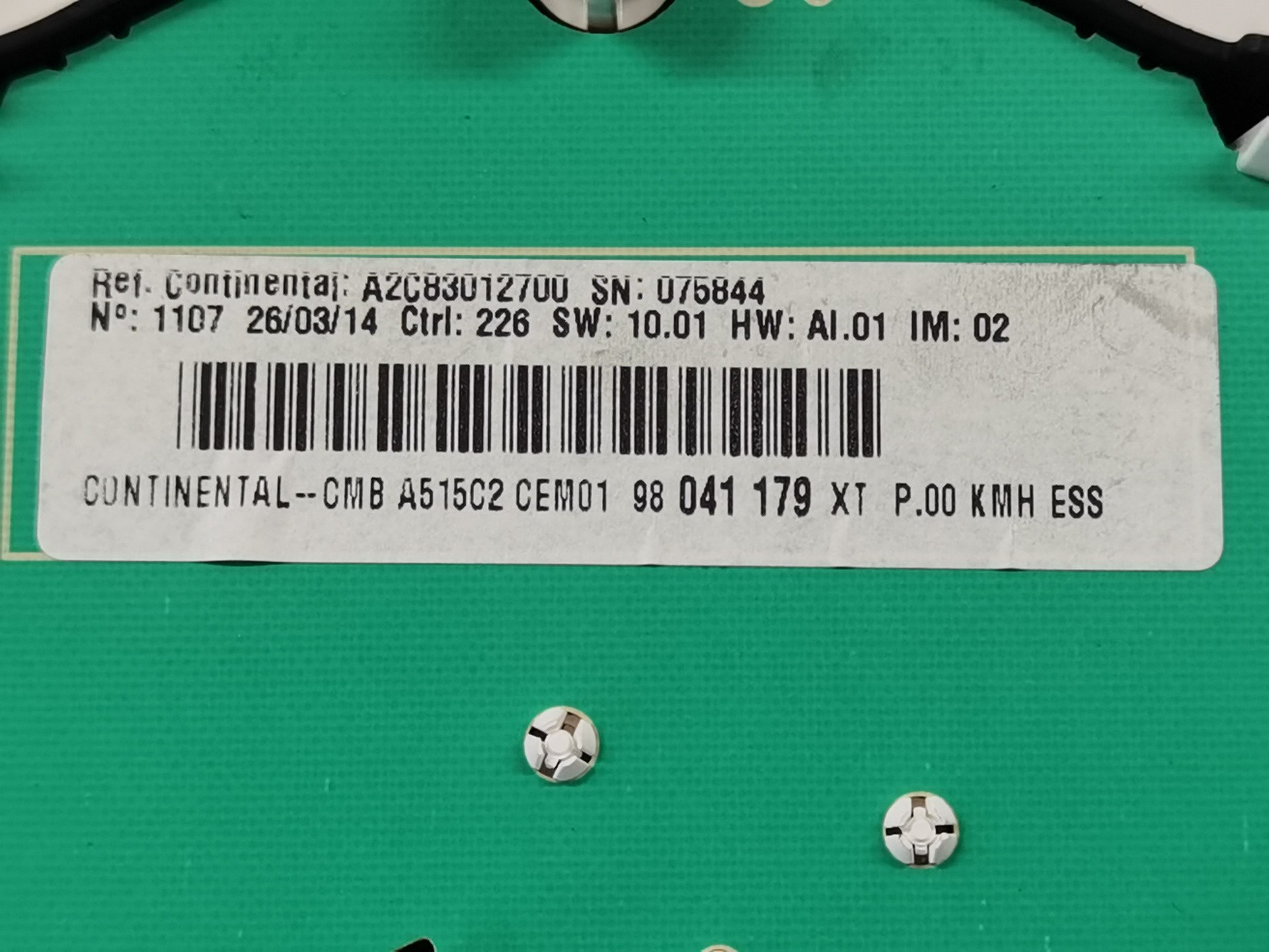CUADRO INSTRUMENTOS CITROËN C3 98041179XT 98041179XT - Vista 3