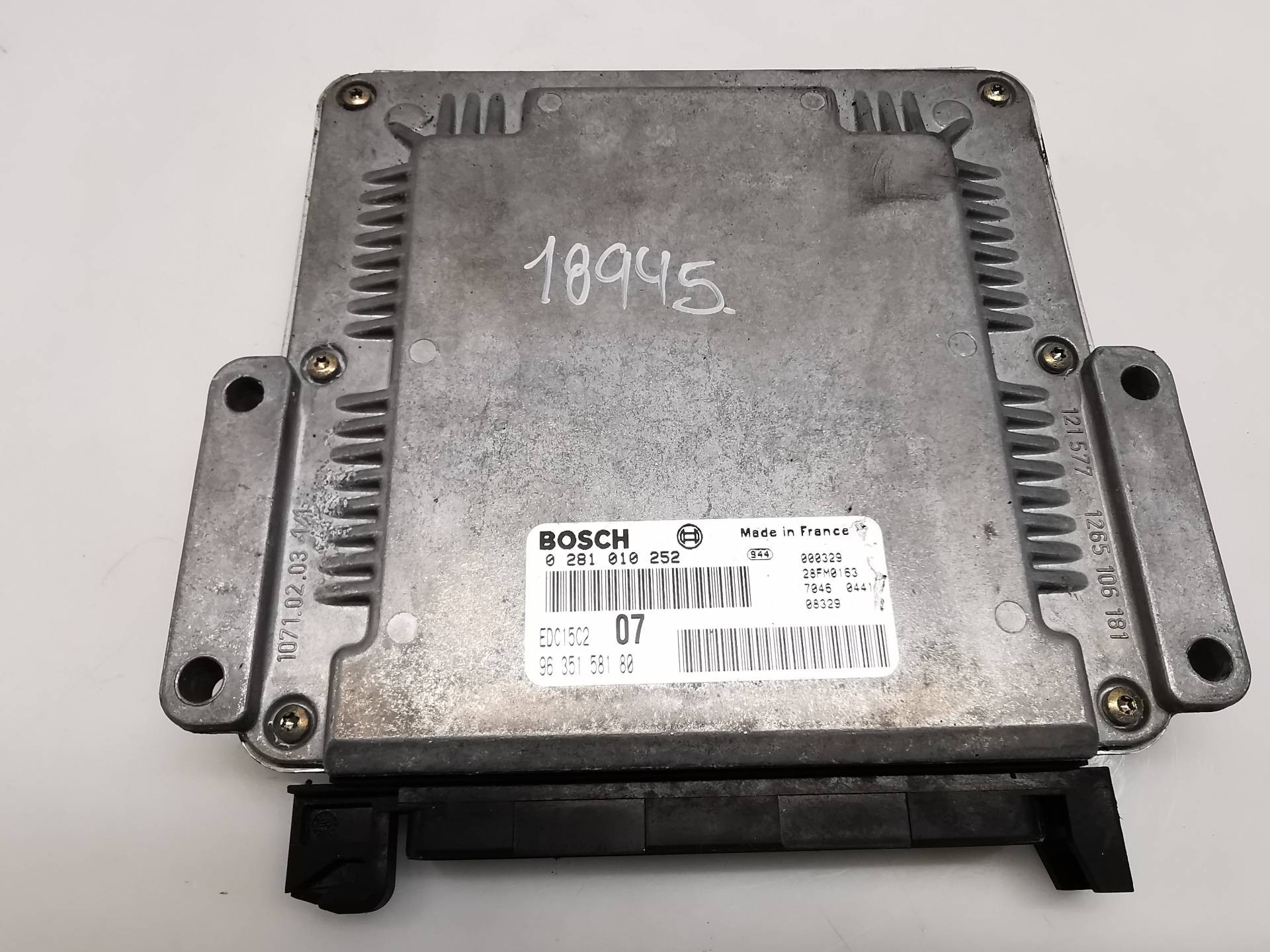 CENTRALITA MOTOR UCE CITROËN XANTIA BERLINA 9635158180 9635158180