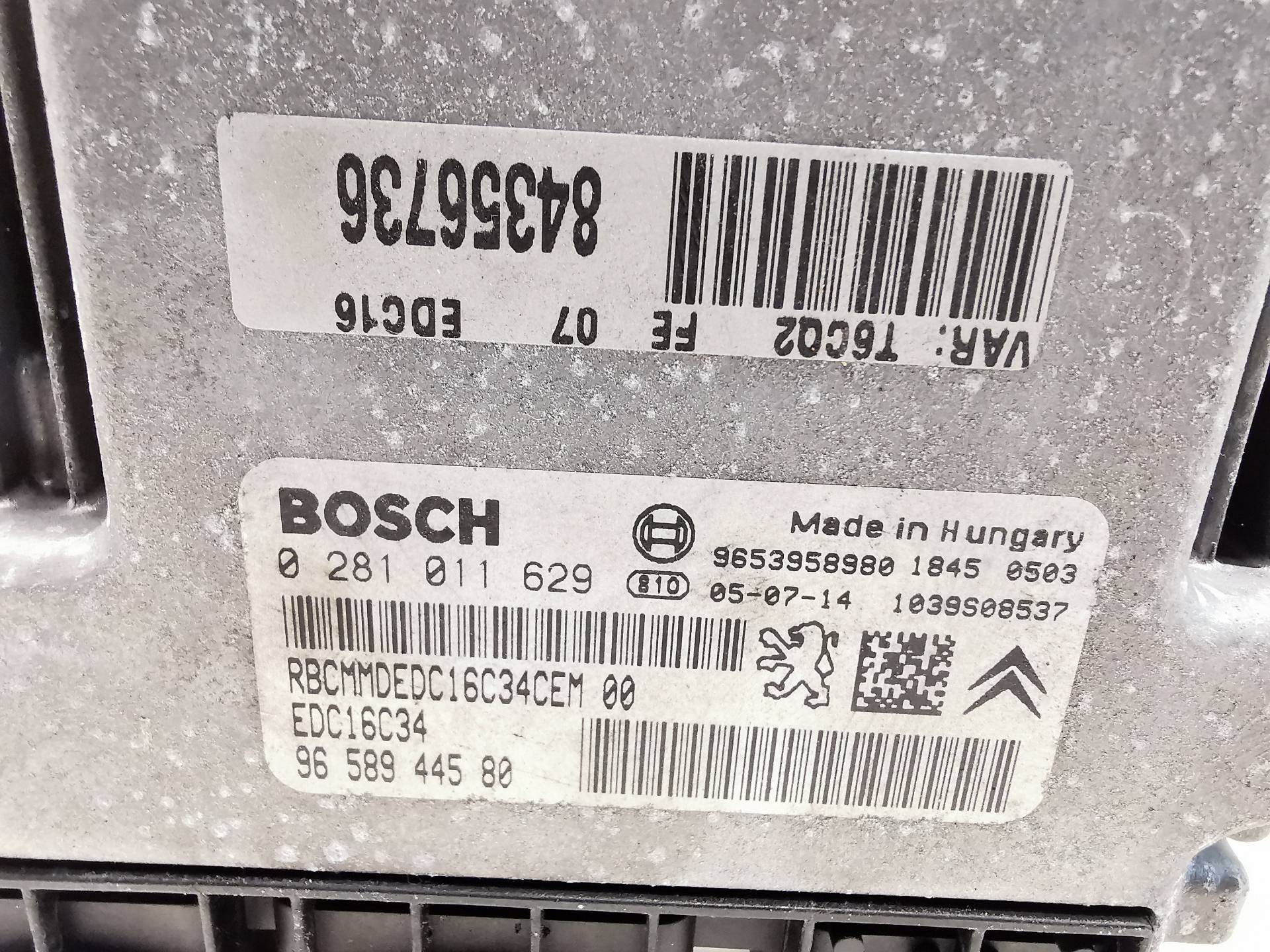 CENTRALITA MOTOR UCE PEUGEOT 307 BREAK / SW (S1) 9658944580 9658944580 - Vista 2