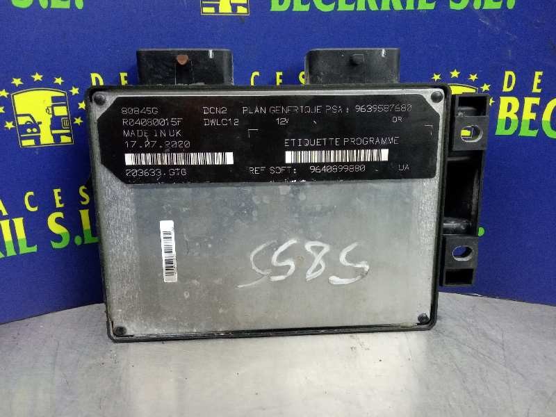 CENTRALITA MOTOR UCE PEUGEOT 206 BERLINA 9639587680 / 9640899880 96395876809640899880