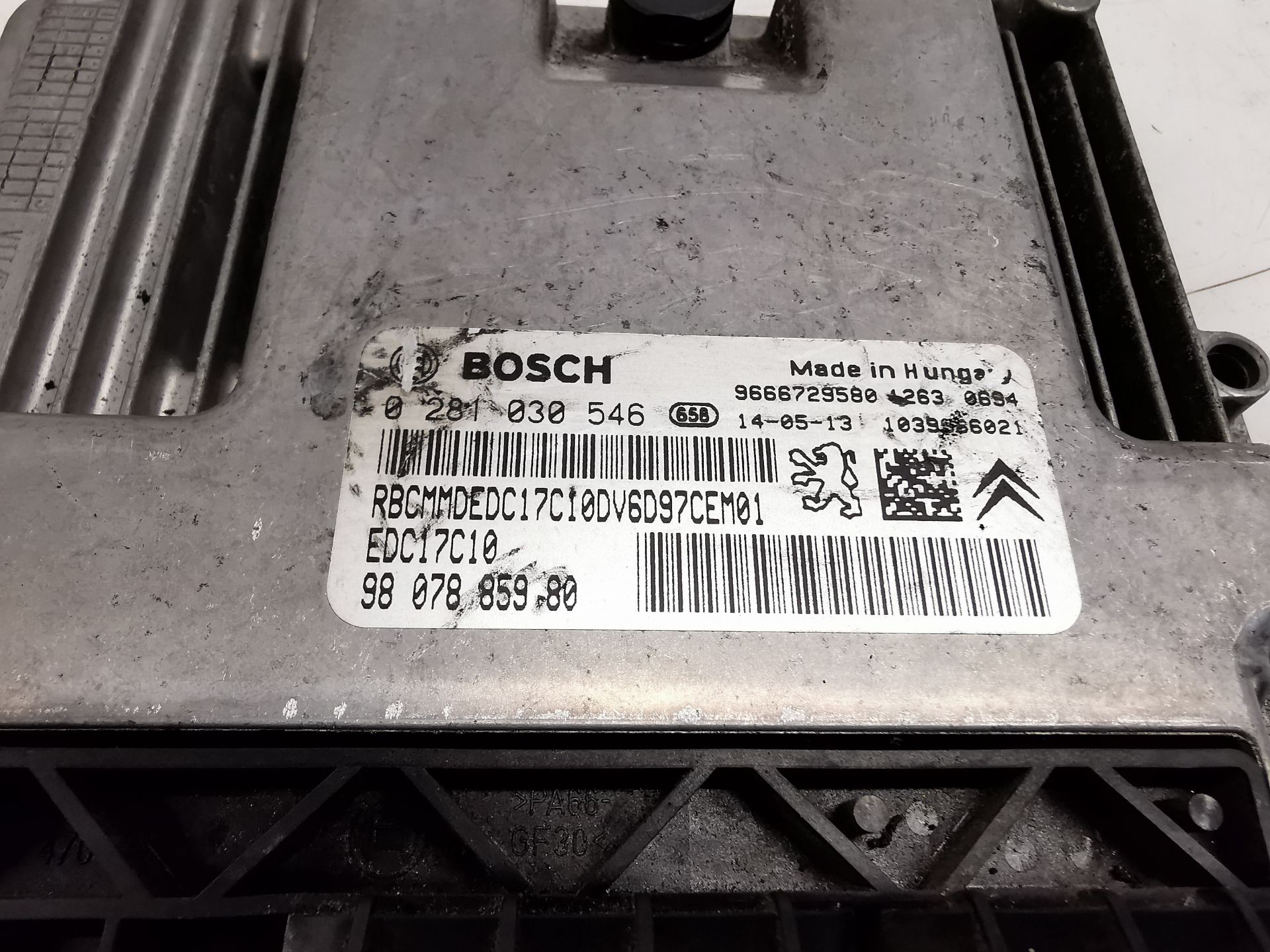 CENTRALITA MOTOR UCE CITROËN C3 PICASSO 9807885980 9807885980 - Vista 2
