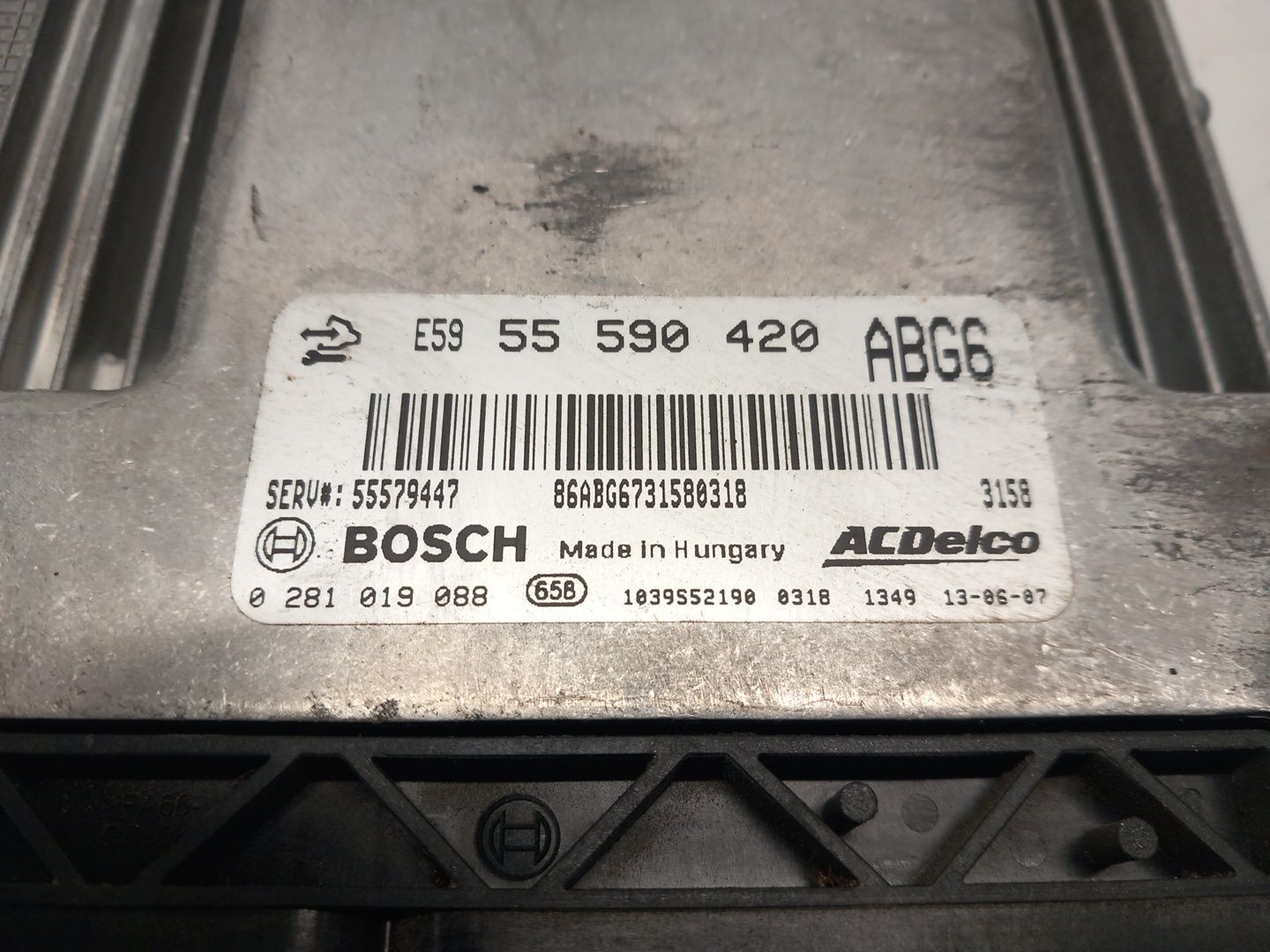 CENTRALITA MOTOR UCE OPEL INSIGNIA BERLINA 55590420 55590420 - Vista 3