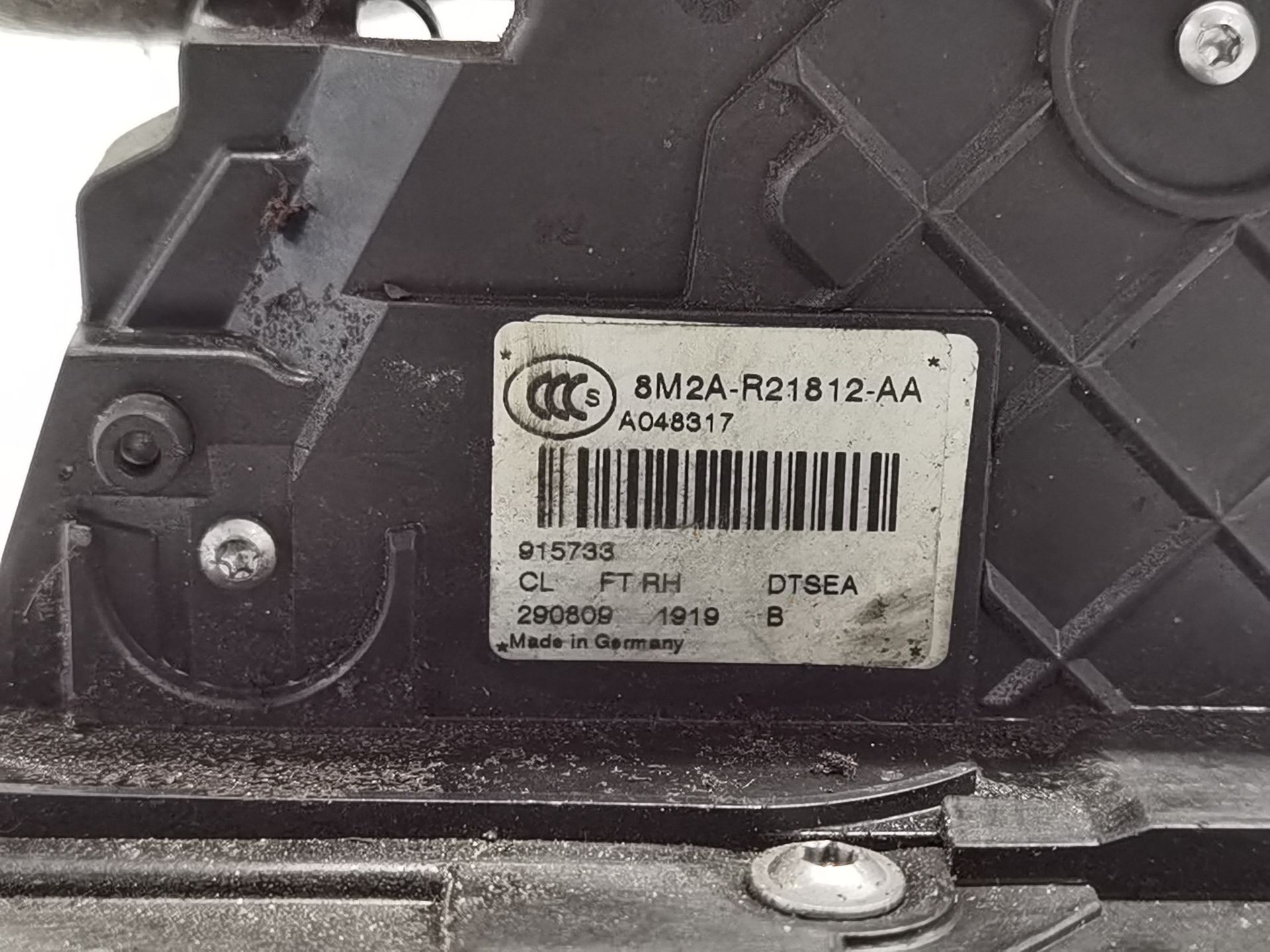 CERRADURA PUERTA DELANTERA DERECHA FORD MONDEO BER. (CA2) 8M2AR21812AA 8M2AR21812AA - Vista 2