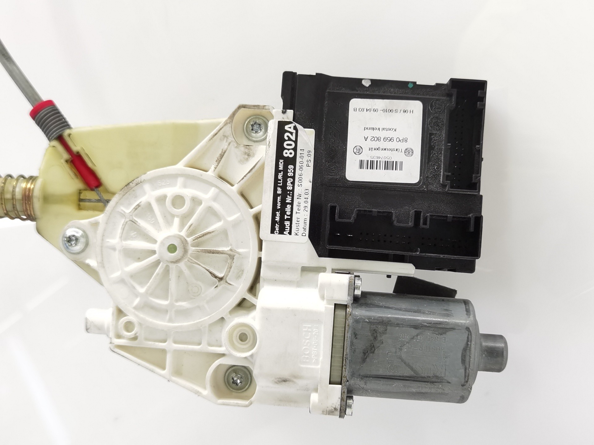 ELEVALUNAS DELANTERO DERECHO AUDI A3 (8P) 8P0959802A / 8P3837452 8P0959802A8P3837452 - Vista 2