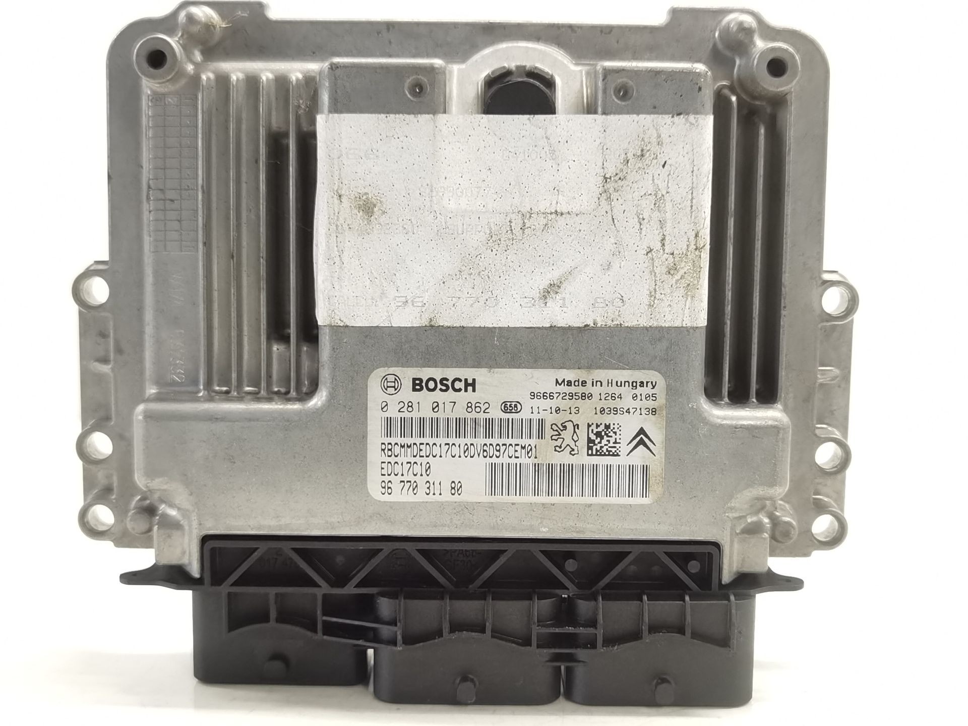 CENTRALITA MOTOR UCE CITROËN C4 II (NC_) 9677031180 / EDC17C10 / 0281017862 / 9666729580 9677031180EDC17C1002810178629666729580