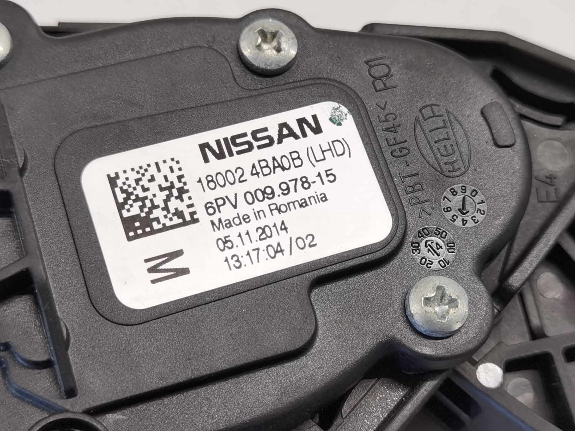 POTENCIÓMETRO PEDAL NISSAN X-TRAIL III (T32_, T32R, T32RR) 180024BA0B / 6PV00997815 180024BA0B6PV00997815 - Vista 2