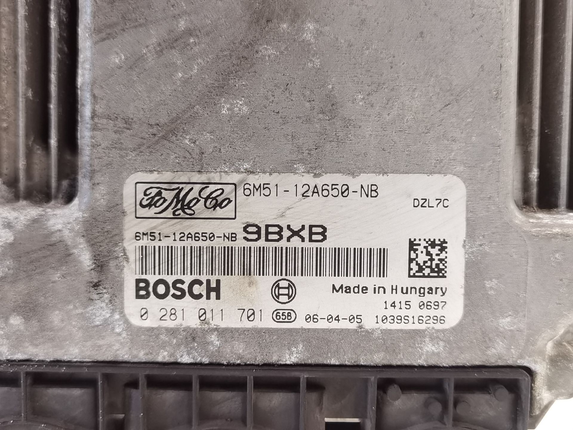 CENTRALITA MOTOR UCE FORD FOCUS C-MAX (DM2) 6M5112A650NB / 0281011701 6M5112A650NB0281011701 - Vista 2