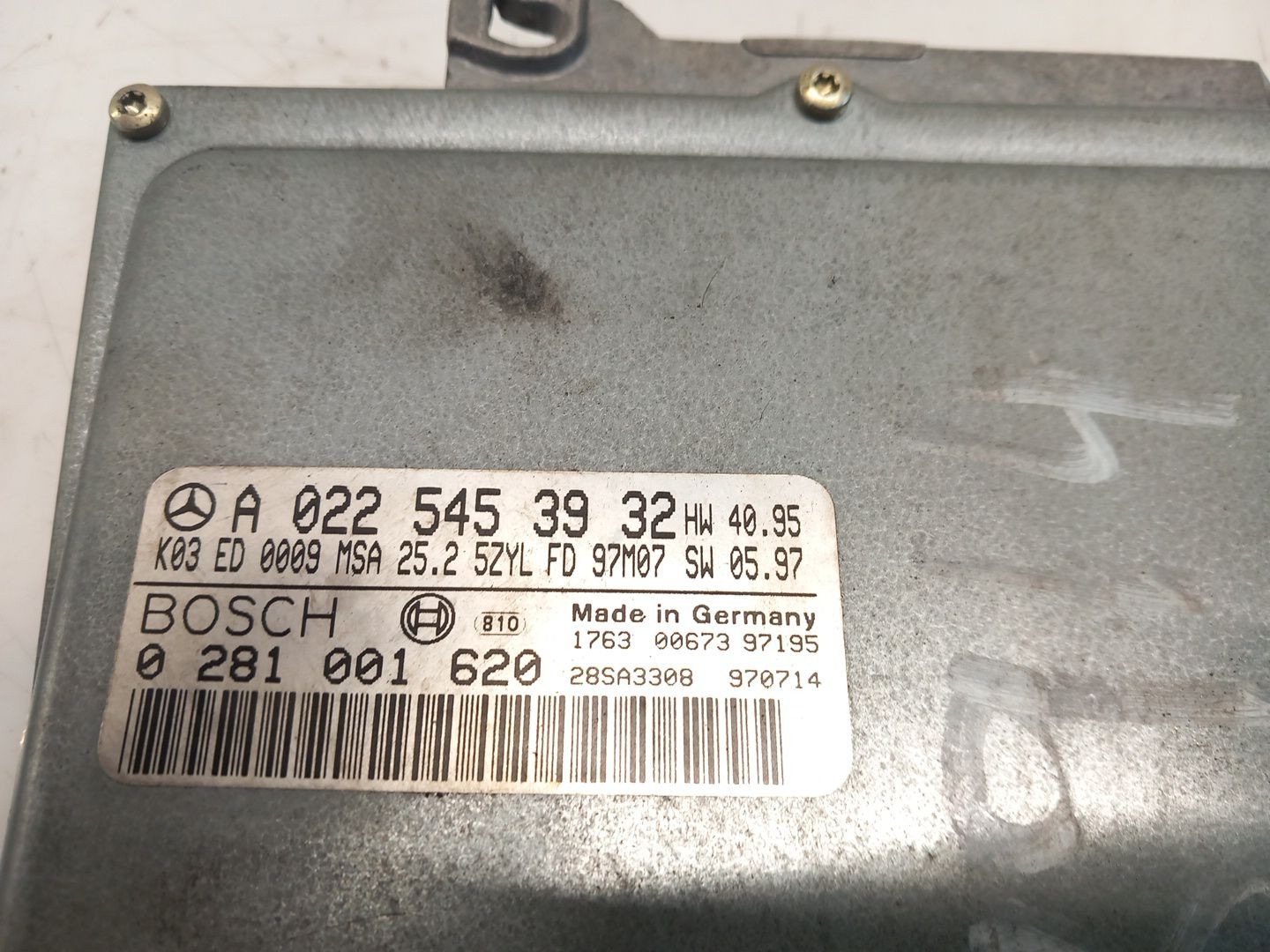 CENTRALITA MOTOR UCE MERCEDES-BENZ CLASE E (W210) A0225453932 A0225453932 - Vista 2