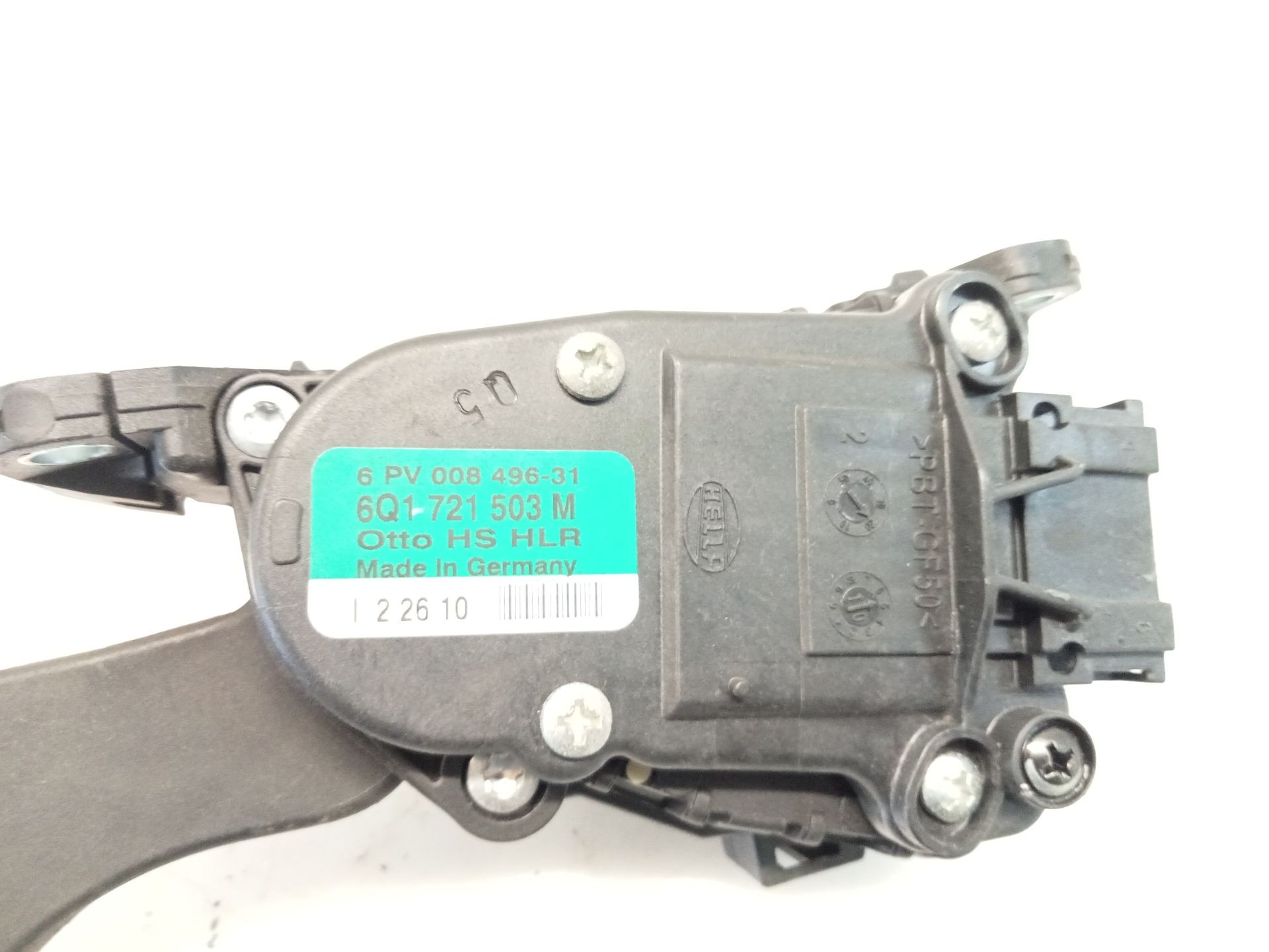 POTENCIÓMETRO PEDAL SEAT IBIZA IV (6J5, 6P1) 6Q1721503M / 6PV00849631 6Q1721503M6PV00849631 - Vista 3