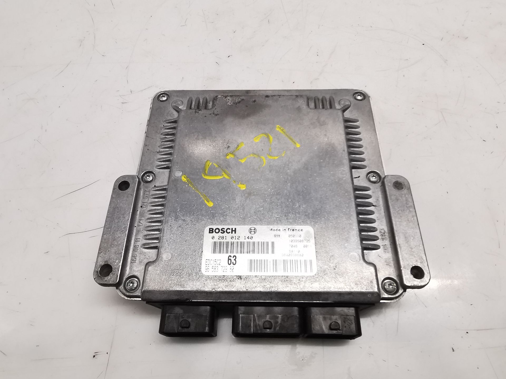 CENTRALITA MOTOR UCE PEUGEOT 307 (3A/C) 9658372980 / 0281012140 / 9640938680 965837298002810121409640938680