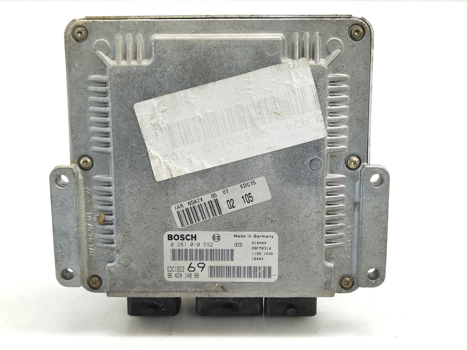 CENTRALITA MOTOR UCE PEUGEOT 306 (7B, N3, N5) 9642014880 / EDC15C269 / 0281010592 9642014880EDC15C2690281010592