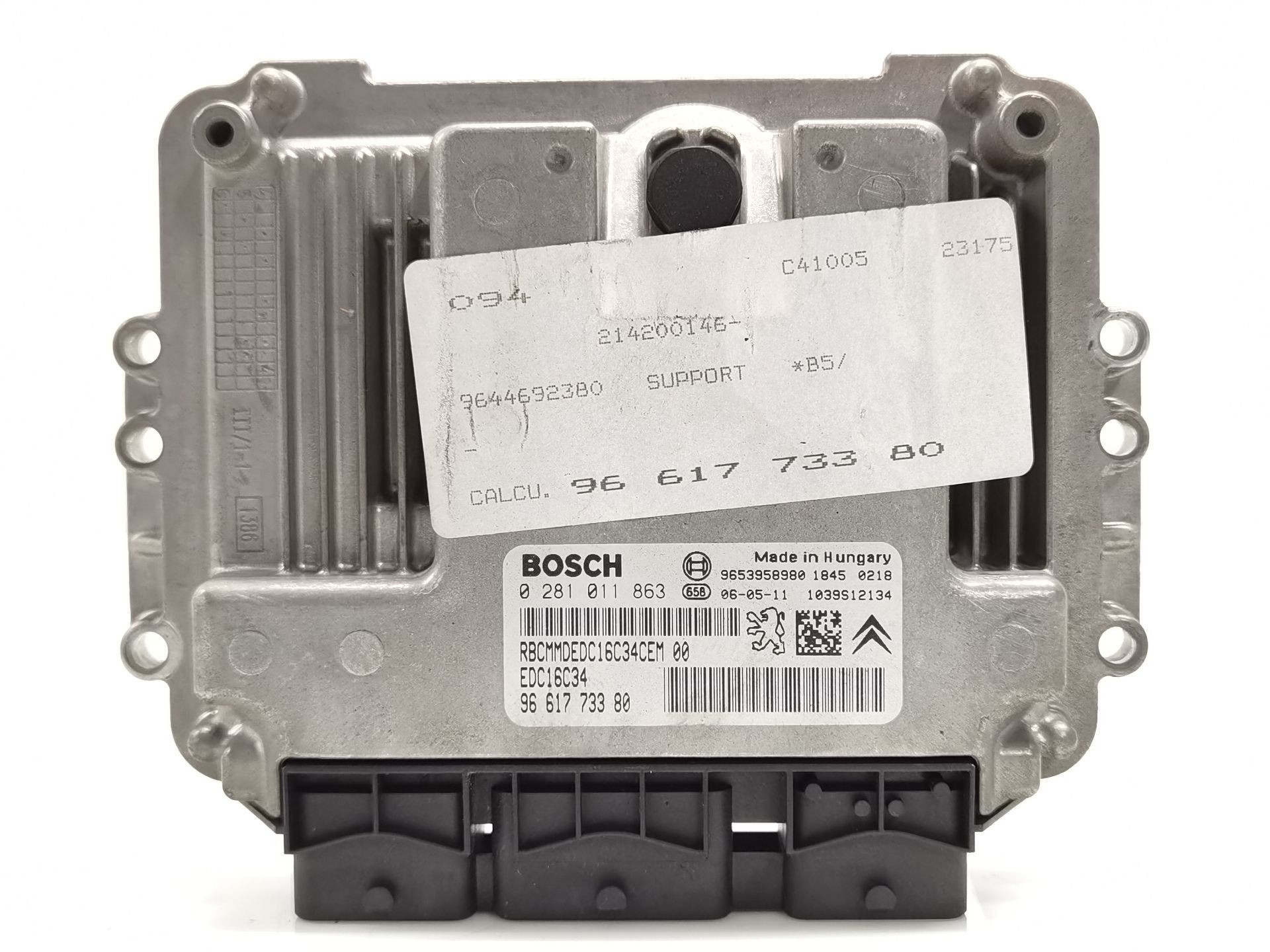 CENTRALITA MOTOR UCE CITROËN C4 I (LC_) 9661773380 / EDC16C34 / 0281011863 9661773380EDC16C340281011863