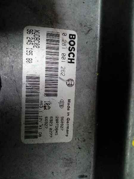 CENTRALITA MOTOR UCE PEUGEOT 406 BERLINA (S1/S2) 0281001262 / 28RTD846 / 9624519580 028100126228RTD8469624519580 - Vista 3
