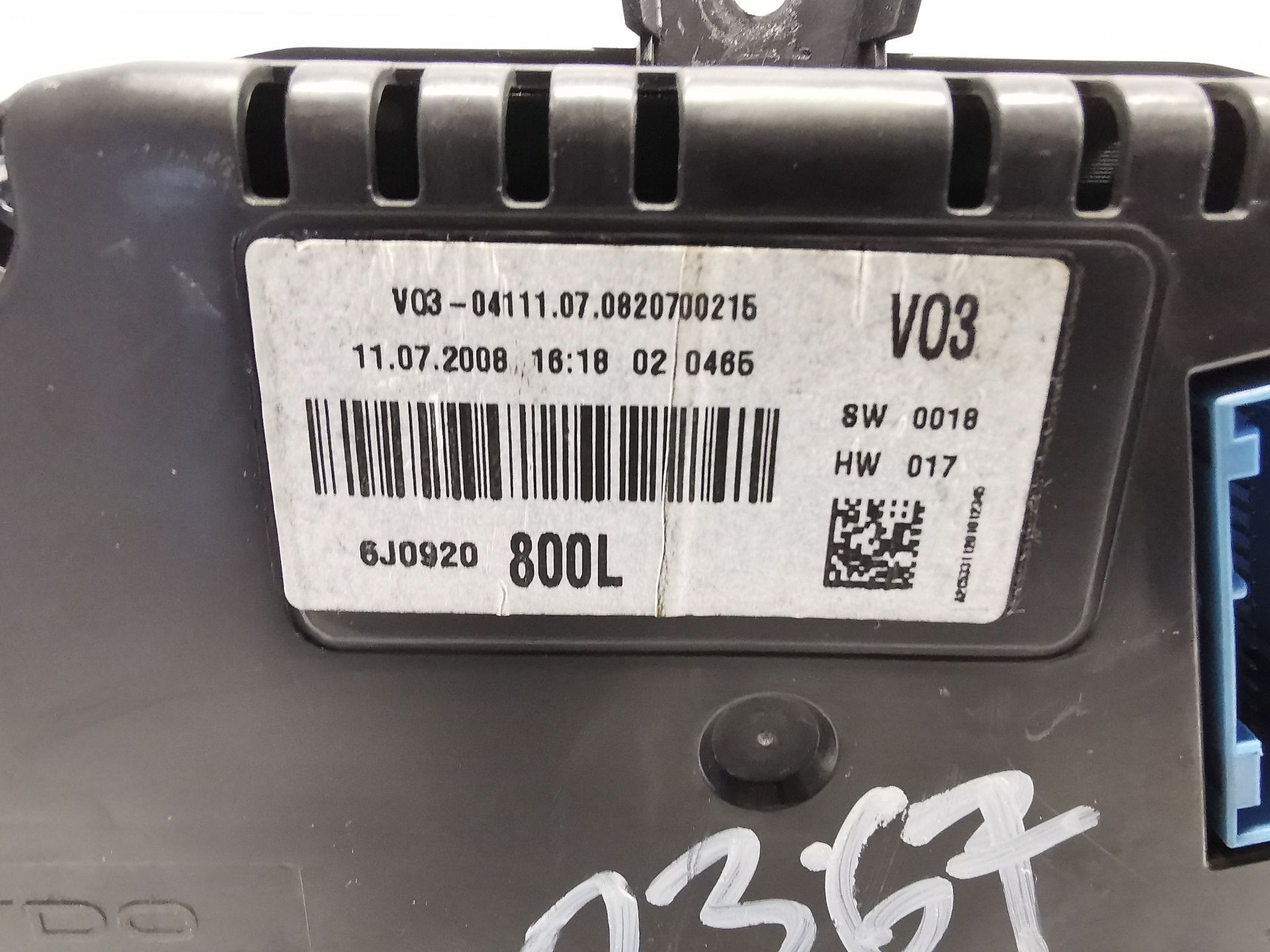 CUADRO INSTRUMENTOS SEAT IBIZA (6J5) 6J0920800L 6J0920800L - Vista 3