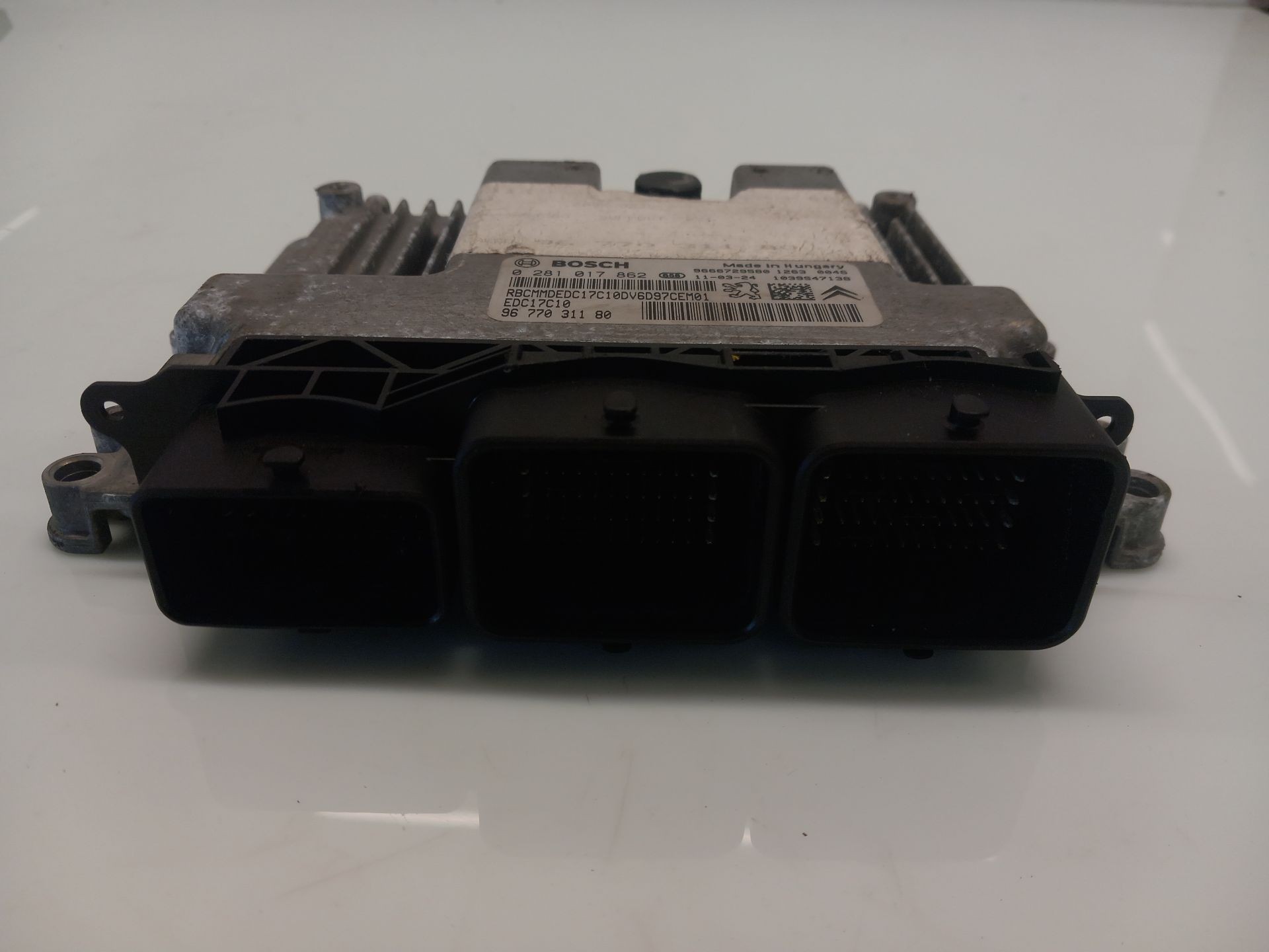 CENTRALITA MOTOR UCE CITROËN C4 LIM. 9677031180 / EDC17C10 / 0281017862 9677031180EDC17C100281017862 - Vista 2