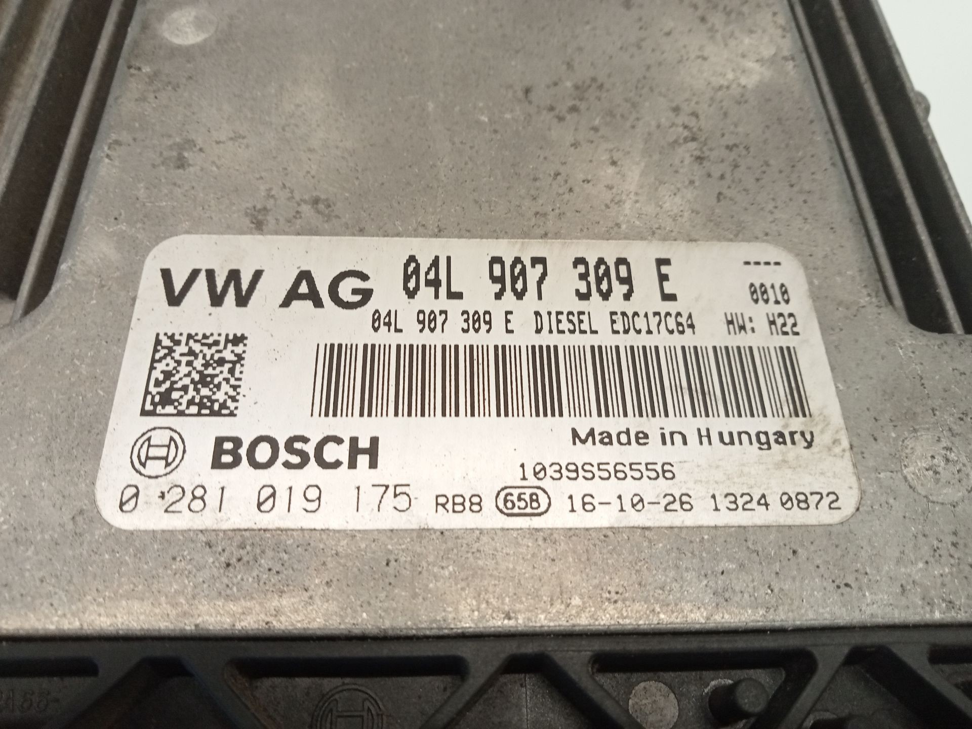 CENTRALITA MOTOR UCE AUDI A1 Sportback (8XA, 8XF) 04L907309R 04L907309R - Vista 2