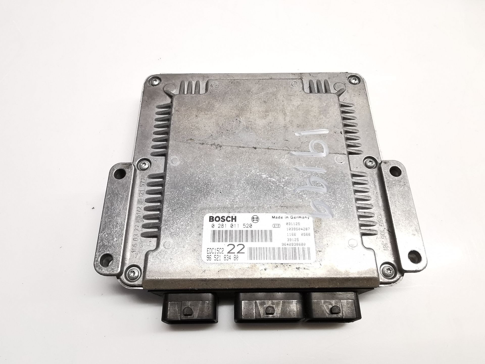 CENTRALITA MOTOR UCE PEUGEOT 406 (8B) 9652183480 / EDC15C2 / 9640938680 9652183480EDC15C29640938680 - Vista 3