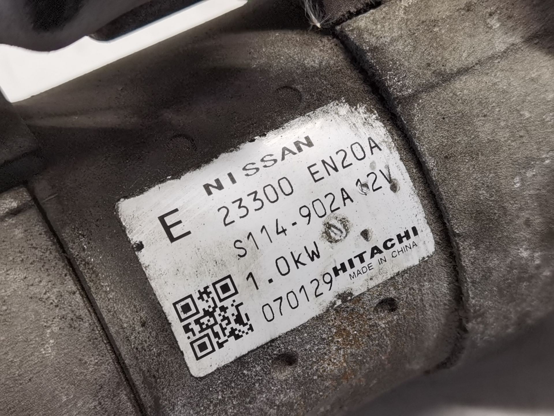 MOTOR ARRANQUE NISSAN QASHQAI (J10) 23300EN20A 23300EN20A - Vista 3