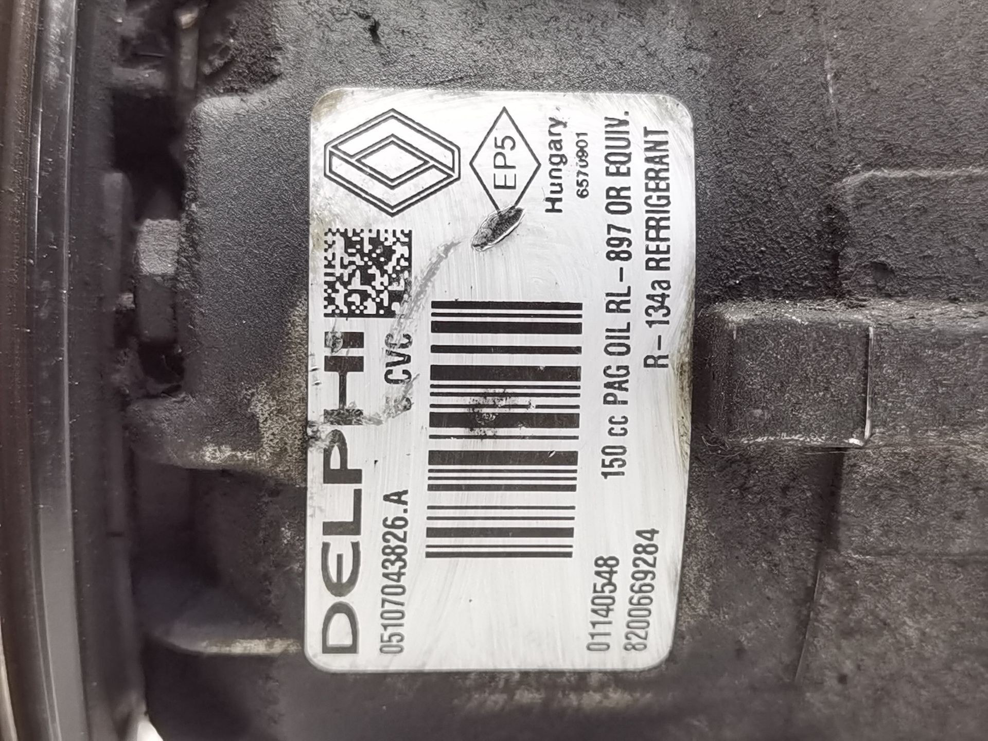 COMPRESOR AIRE ACONDICIONADO RENAULT GRAND SCÉNIC II (JM0/1_) 8200356576 / 8200669284 / 8200855146 / 01140090 / 01140548 / 1140090 / 1140548 / 1140731 8200356576820066928482008551460114009001140548114009011405481140731 - Vista 2