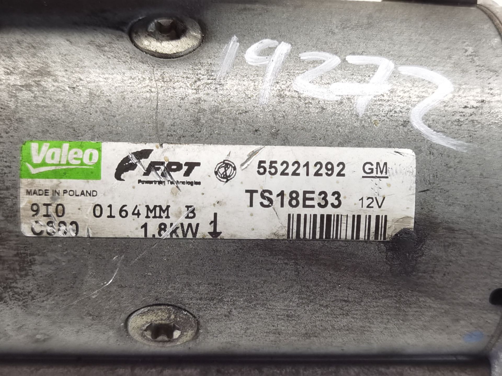 MOTOR ARRANQUE OPEL CORSA D (S07) 55221292 55221292 - Vista 3