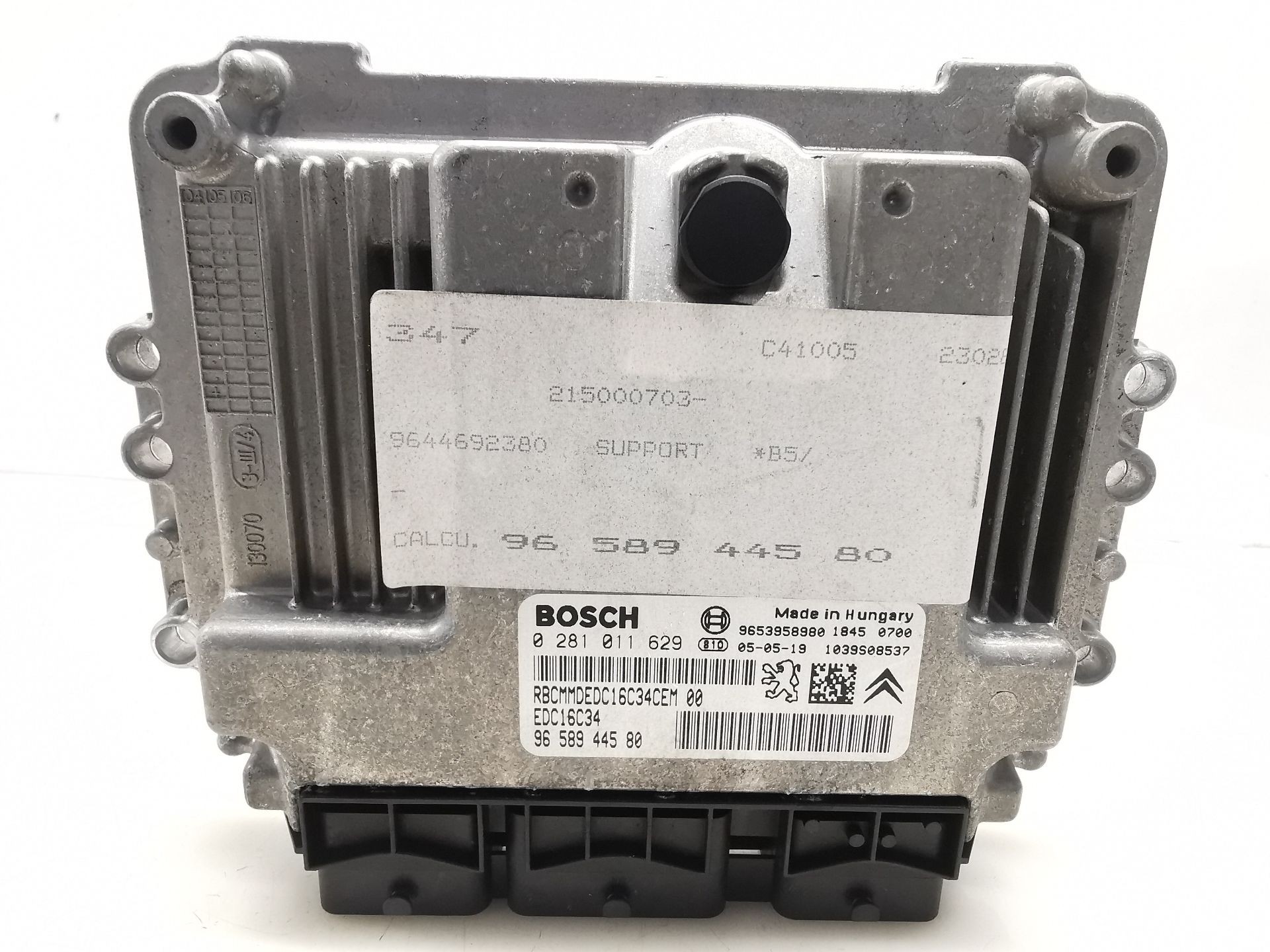 CENTRALITA MOTOR UCE CITROËN C4 BERLINA 9661377280 / 0281011629 96613772800281011629