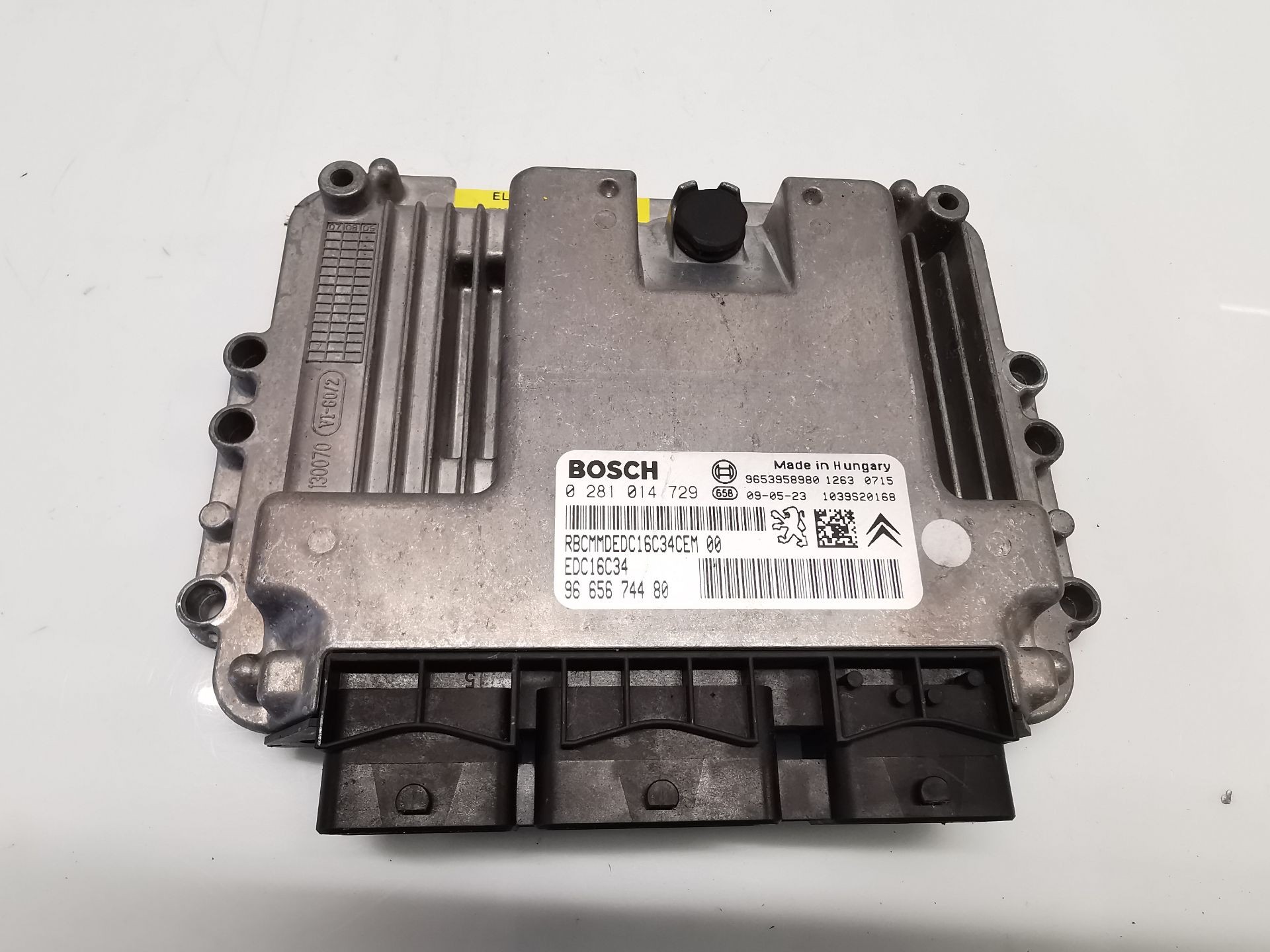 CENTRALITA MOTOR UCE CITROËN C4 GRAND PICASSO I (UA_) 9665674480 / EDC16C34 / 0281014729 9665674480EDC16C340281014729