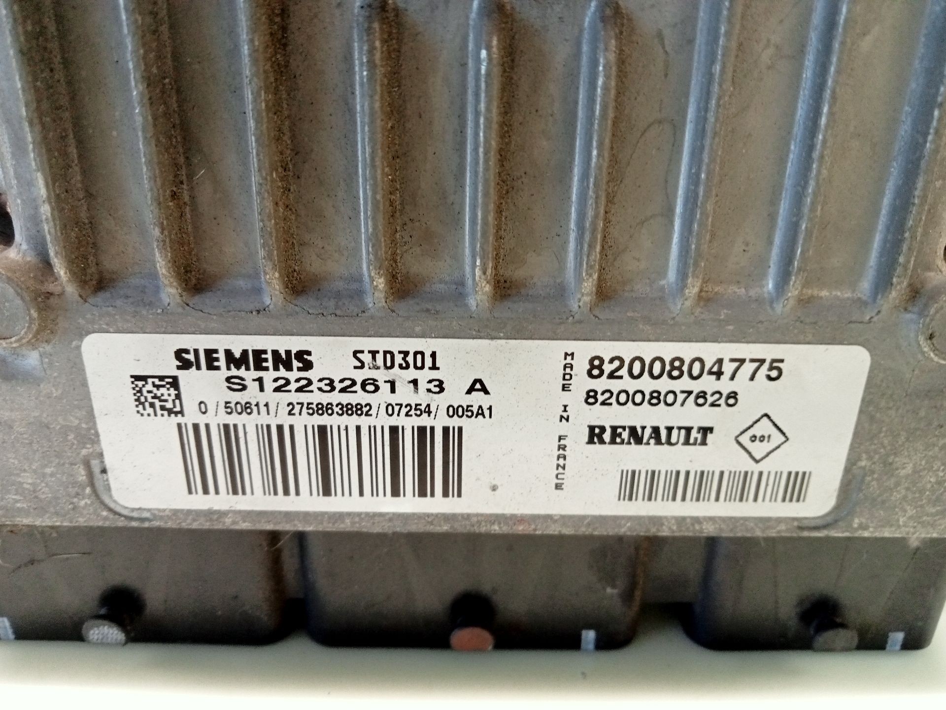 CENTRALITA MOTOR UCE RENAULT SCÉNIC II (JM0/1_) 8200804775 / S122326113A 8200804775S122326113A - Vista 2