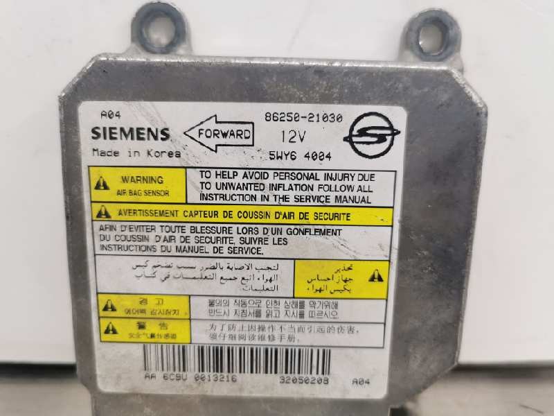 CENTRALITA AIRBAG SSANGYONG RODIUS 8625021030 / 32050208 / AA6C9U0013216 862502103032050208AA6C9U0013216 - Vista 2
