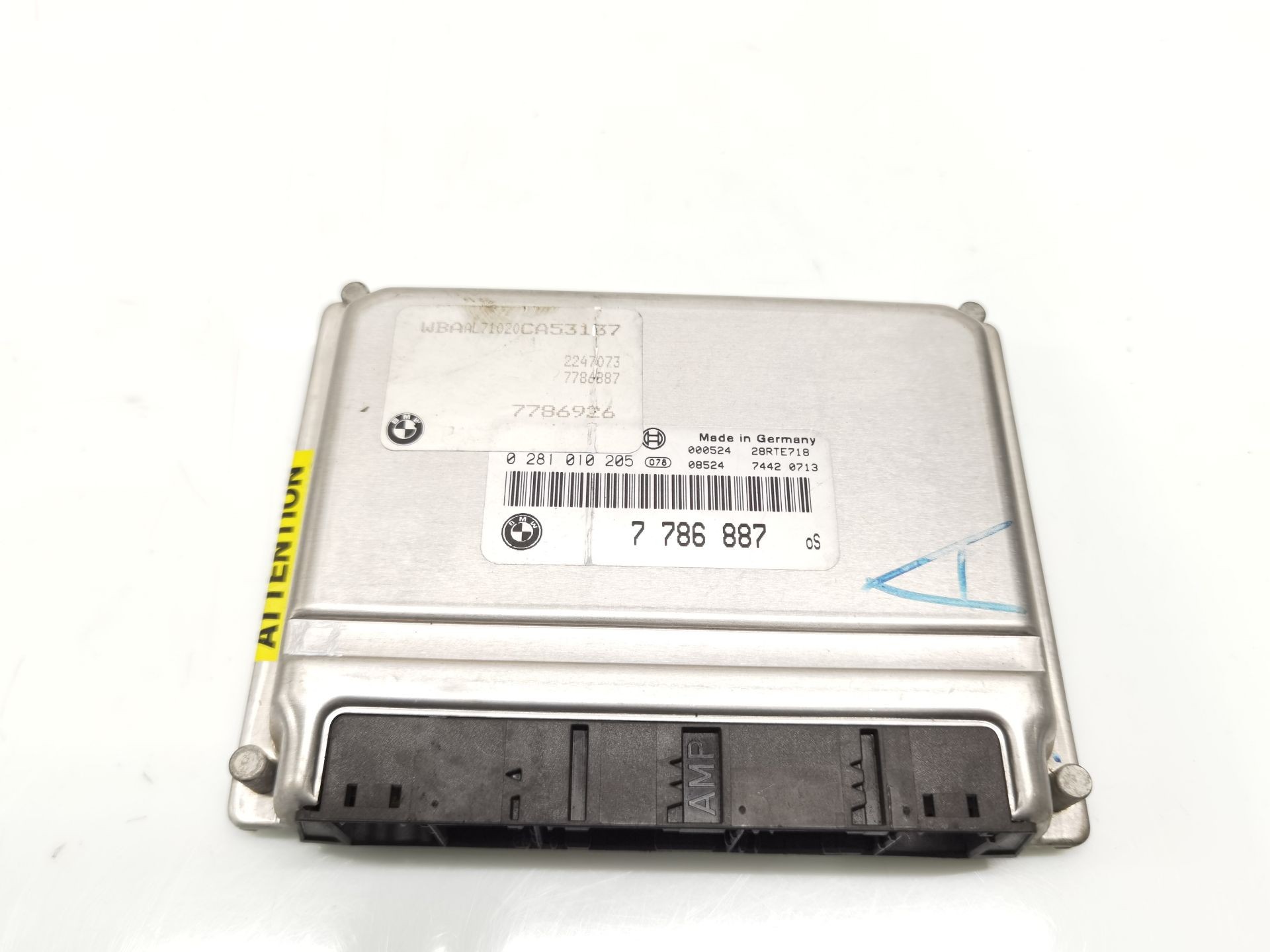CENTRALITA MOTOR UCE BMW SERIE 3 BERLINA (E46) 7786887 / 28RTE718 / 0281010205 778688728RTE7180281010205
