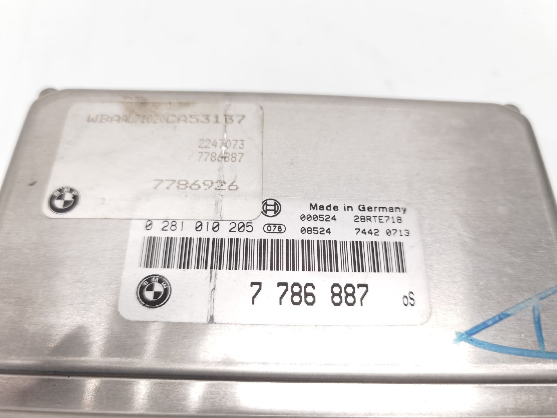 CENTRALITA MOTOR UCE BMW SERIE 3 BERLINA (E46) 7786887 / 28RTE718 / 0281010205 778688728RTE7180281010205 - Vista 2