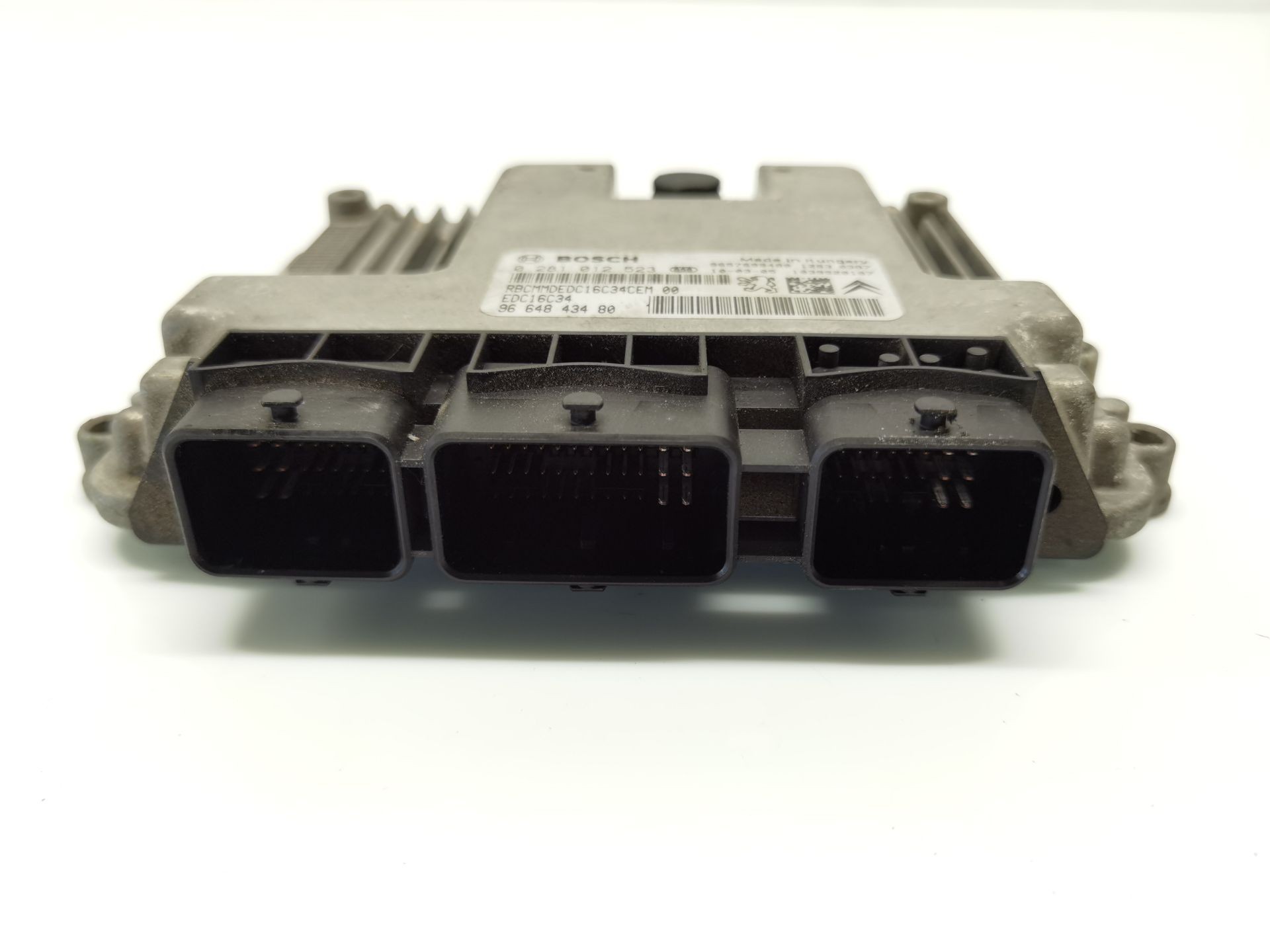 CENTRALITA MOTOR UCE CITROËN C3 9664843480 / 9657699480 / EDC16C34 / 0281012523 96648434809657699480EDC16C340281012523 - Vista 3