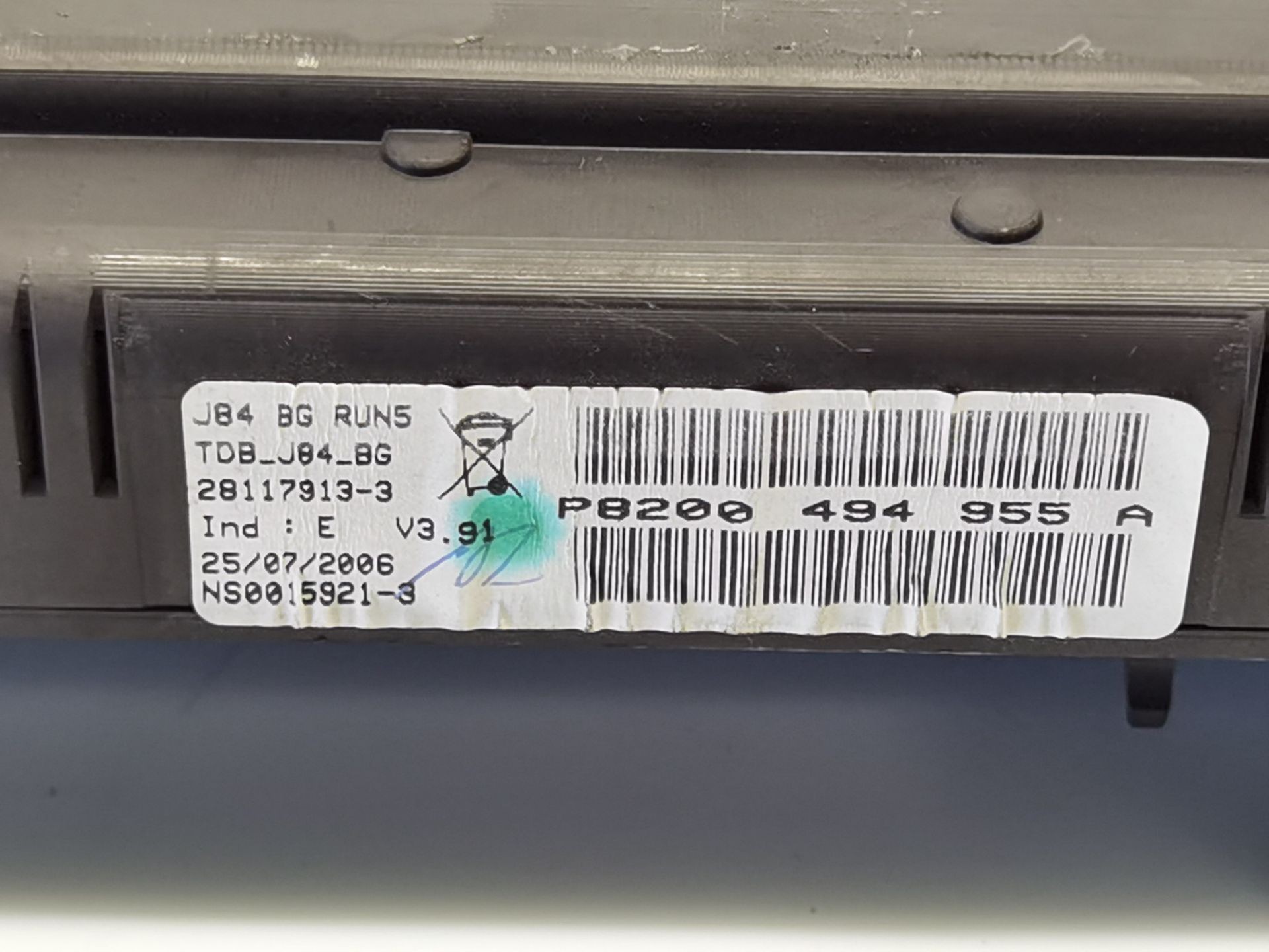 CUADRO INSTRUMENTOS RENAULT GRAND SCÉNIC II (JM0/1_) P8200494955A / 8200494955A P8200494955A8200494955A - Vista 3