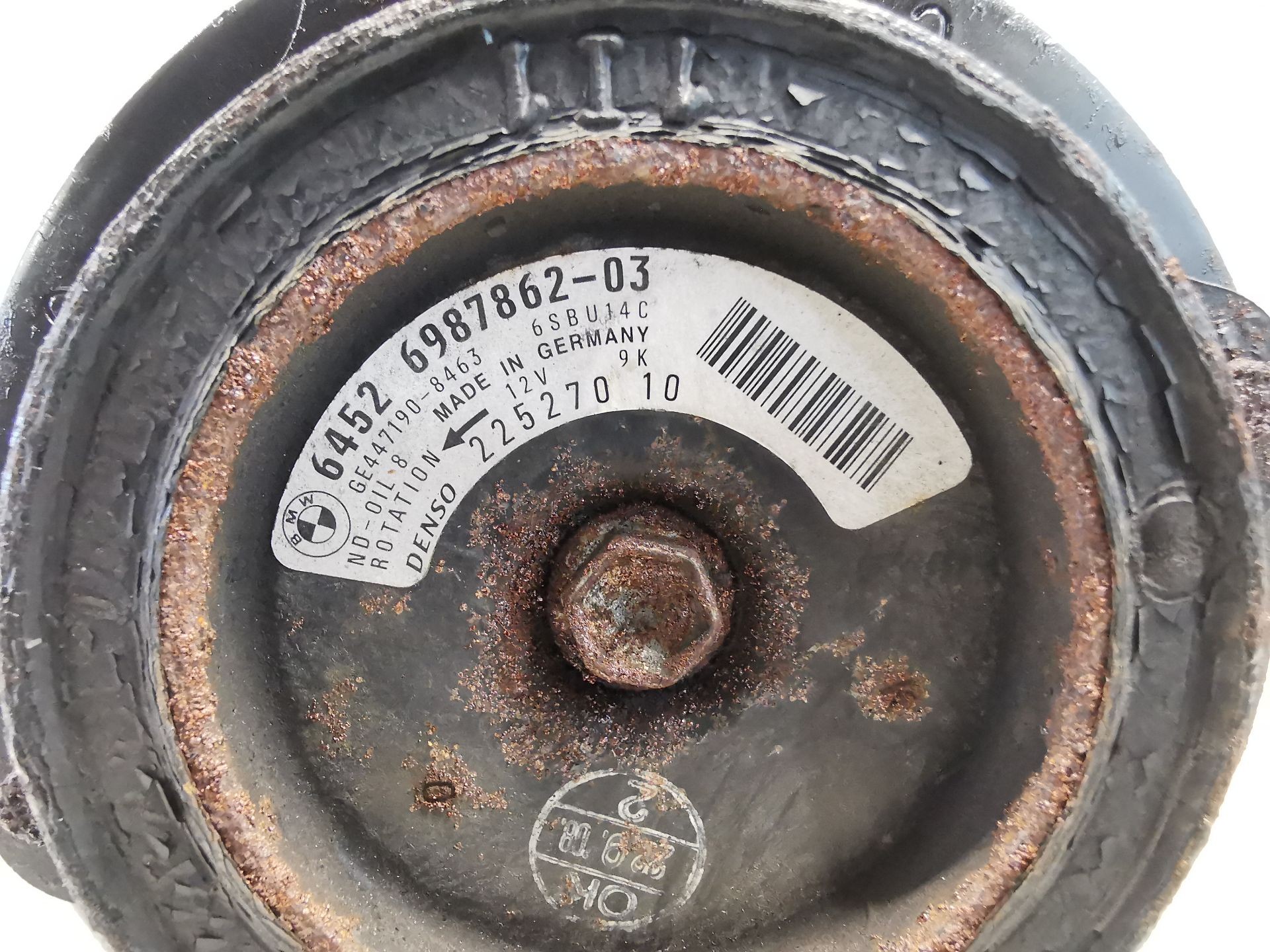 COMPRESOR AIRE ACONDICIONADO BMW 1 (E81) 6SBU14C / 4472601852 / 6452698786203 / 22527010 6SBU14C4472601852645269878620322527010 - Vista 3