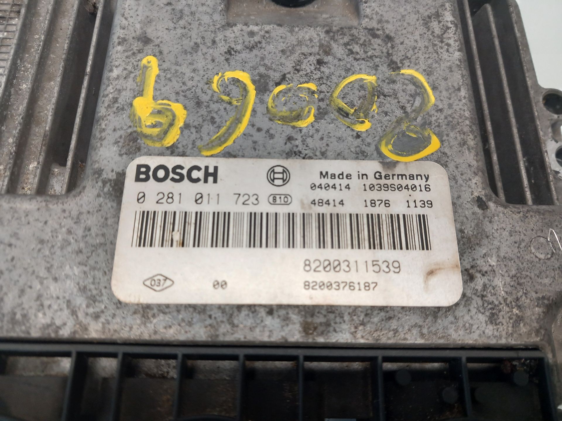 CENTRALITA MOTOR UCE RENAULT LAGUNA II (BG0/1_) 8200311539 / 0281011723 / 8200376187 820031153902810117238200376187 - Vista 2